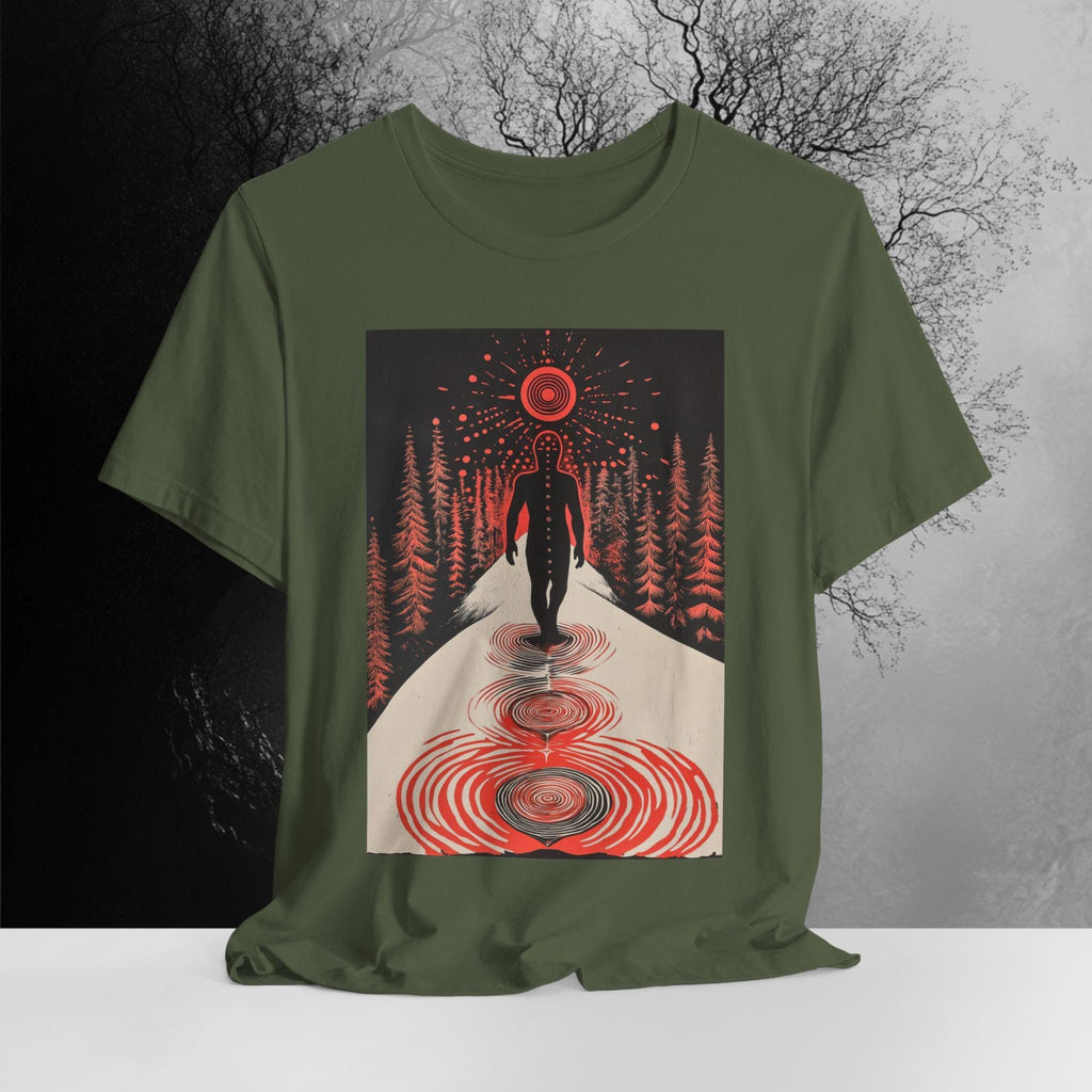 Trippy Shirt, Psychedelic Clothing, Celestial Dreamscape, Optical Illusion Shirt, Vortex T-Shirt, Space Vortex Shirt, Portal Shirt, Emo Tee.