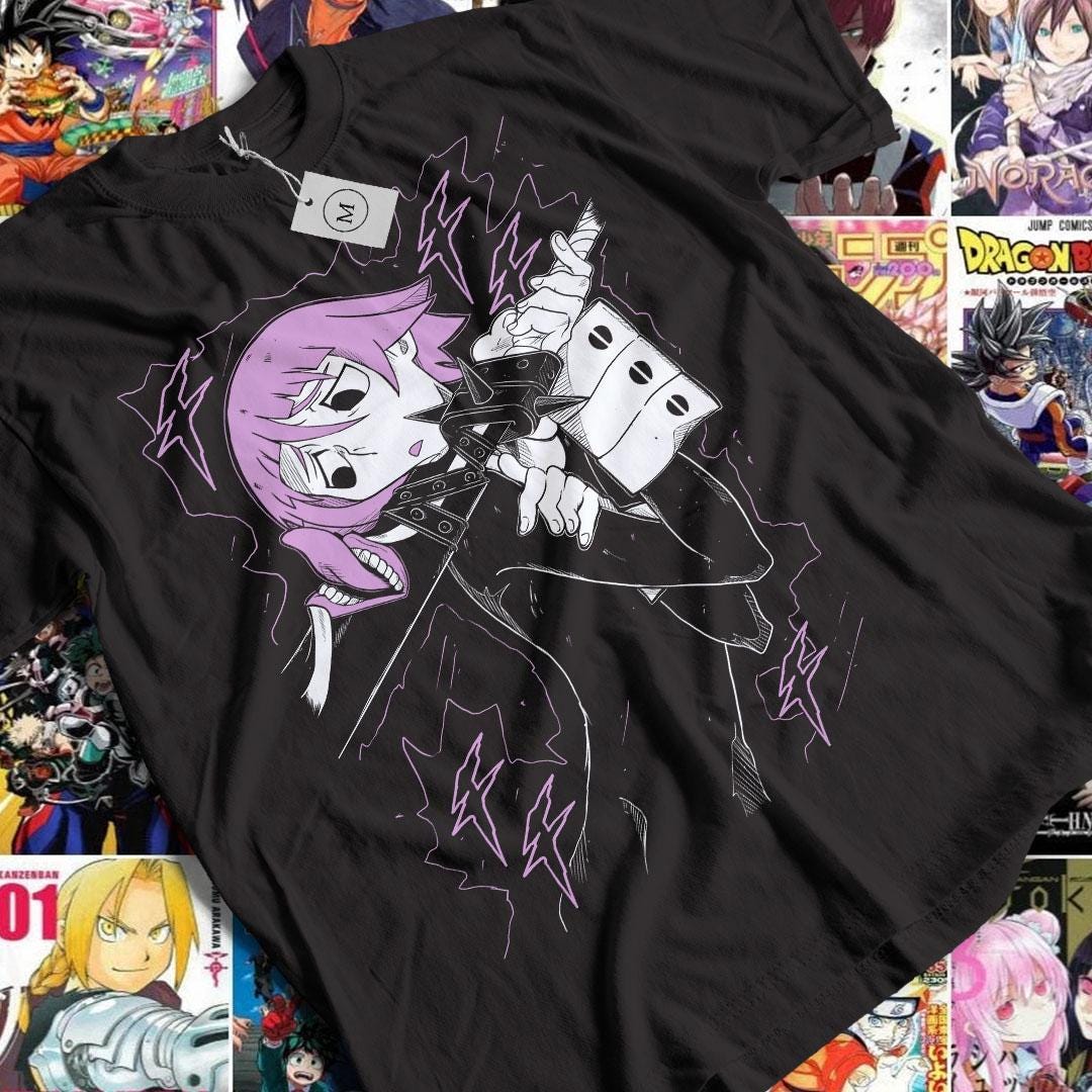 Soul Eater T-shirt Crona Fan Made Anime Manga Atsushi Ohkubo Shinigami Shirt Unisex Jersey Short Sleeve Tee