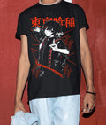 Dark Urban Horror Unisex T-shirt - Japanese Anime Manga Style, Otaku Apparel, Modern Tokyo Vibes, Classic Japan Inspired, Perfect Gift Fans