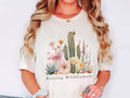 Raising Wildflowers Shirt, Boho Desert Flowers T-shirt, Motherhood Graphic Tee Gift, Wildflower Aesthetic Shirt, Nature Lover, Mom Life