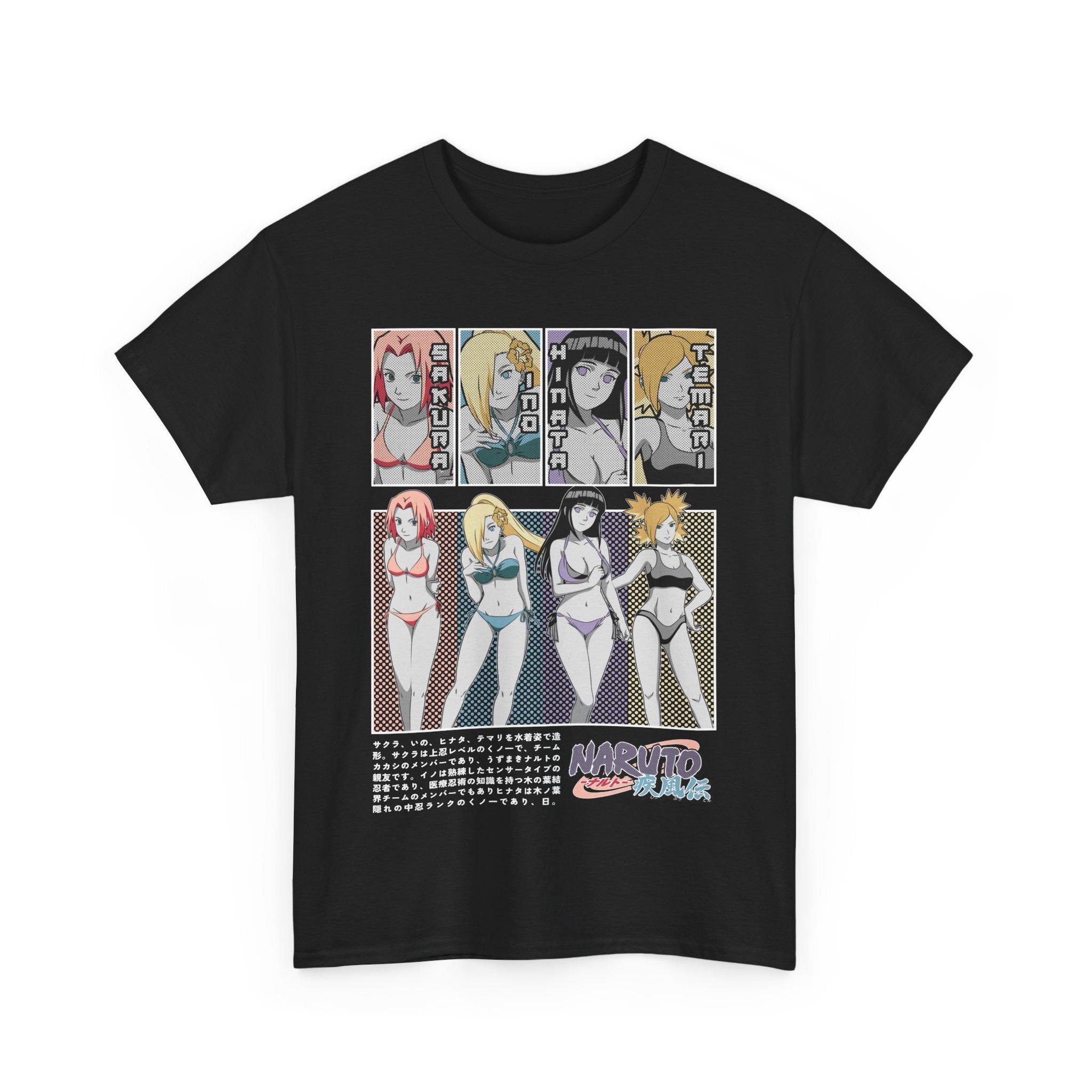 Anime Vintage Special T-shirt Unisex,Anime Shirt,Hinata Kiba Ino Choji Neji Iruka Gift Shirt,Graphic Anime Tee, Manga Shirt, Japanese Anime