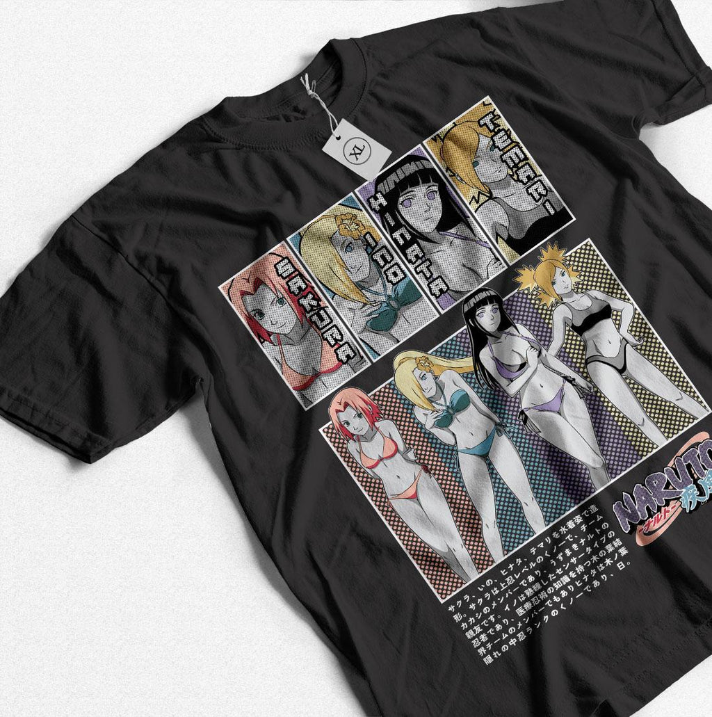 Anime Vintage Special T-shirt Unisex,Anime Shirt,Hinata Kiba Ino Choji Neji Iruka Gift Shirt,Graphic Anime Tee, Manga Shirt, Japanese Anime