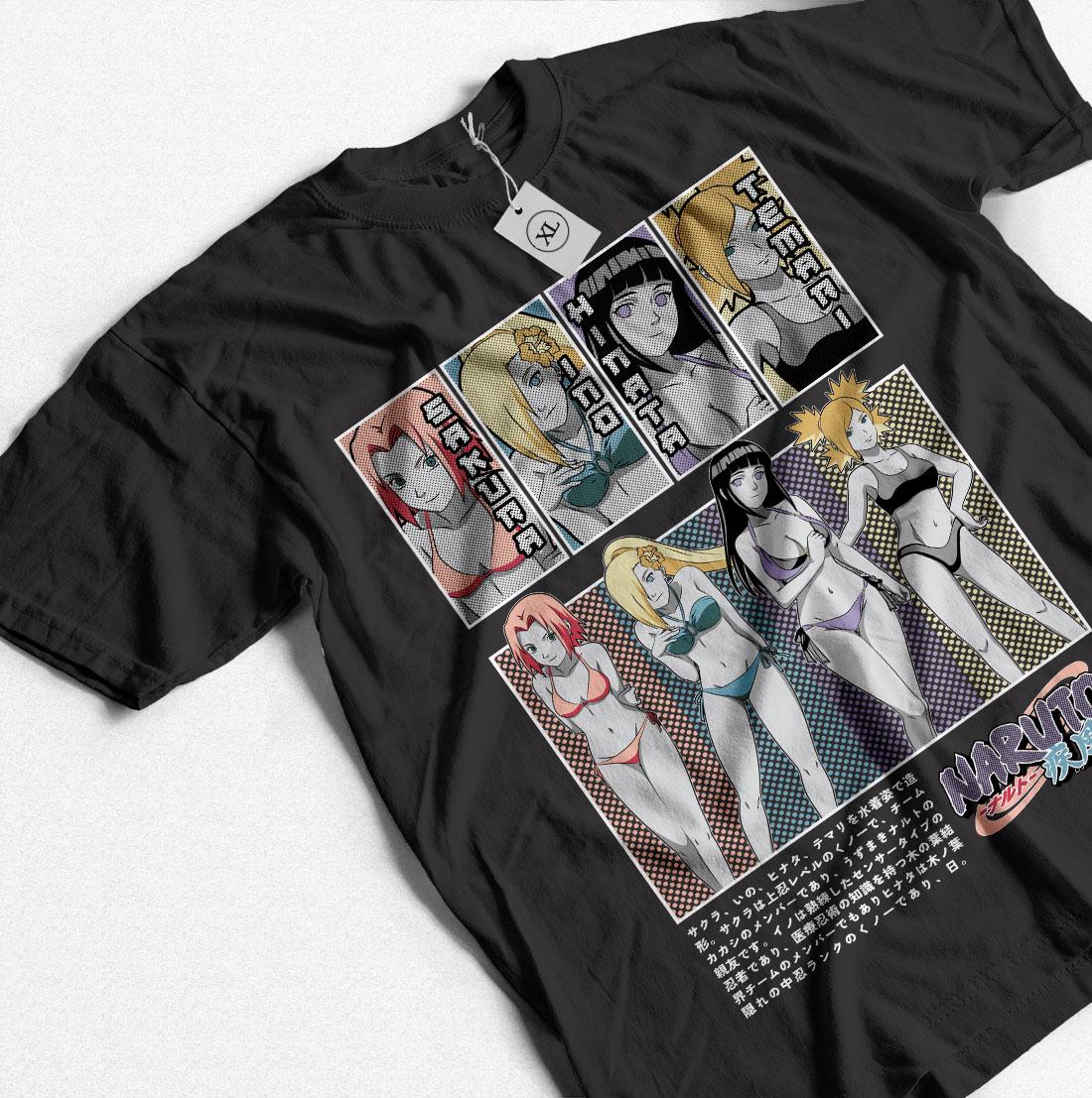 Anime Vintage Special T-shirt Unisex,Anime Shirt,Hinata Kiba Ino Choji Neji Iruka Gift Shirt,Graphic Anime Tee, Manga Shirt, Japanese Anime