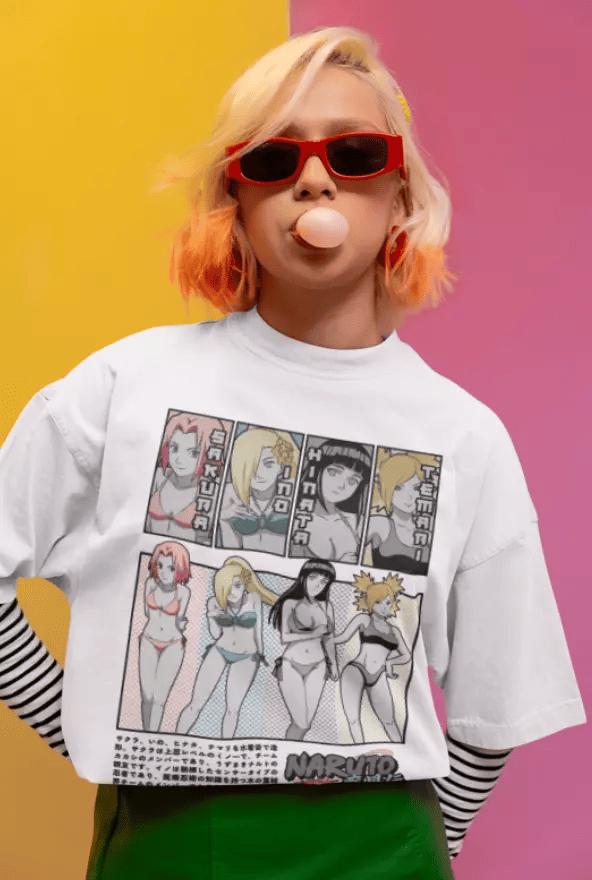 Anime Vintage Special T-shirt Unisex,Anime Shirt,Hinata Kiba Ino Choji Neji Iruka Gift Shirt,Graphic Anime Tee, Manga Shirt, Japanese Anime