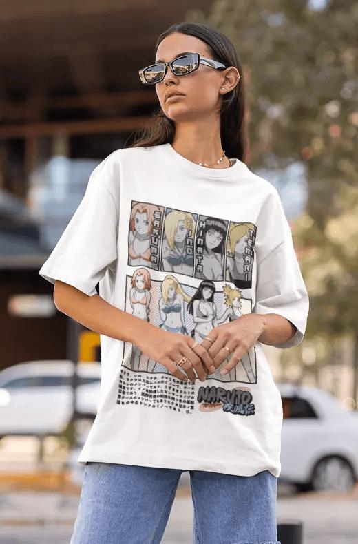 Anime Vintage Special T-shirt Unisex,Anime Shirt,Hinata Kiba Ino Choji Neji Iruka Gift Shirt,Graphic Anime Tee, Manga Shirt, Japanese Anime