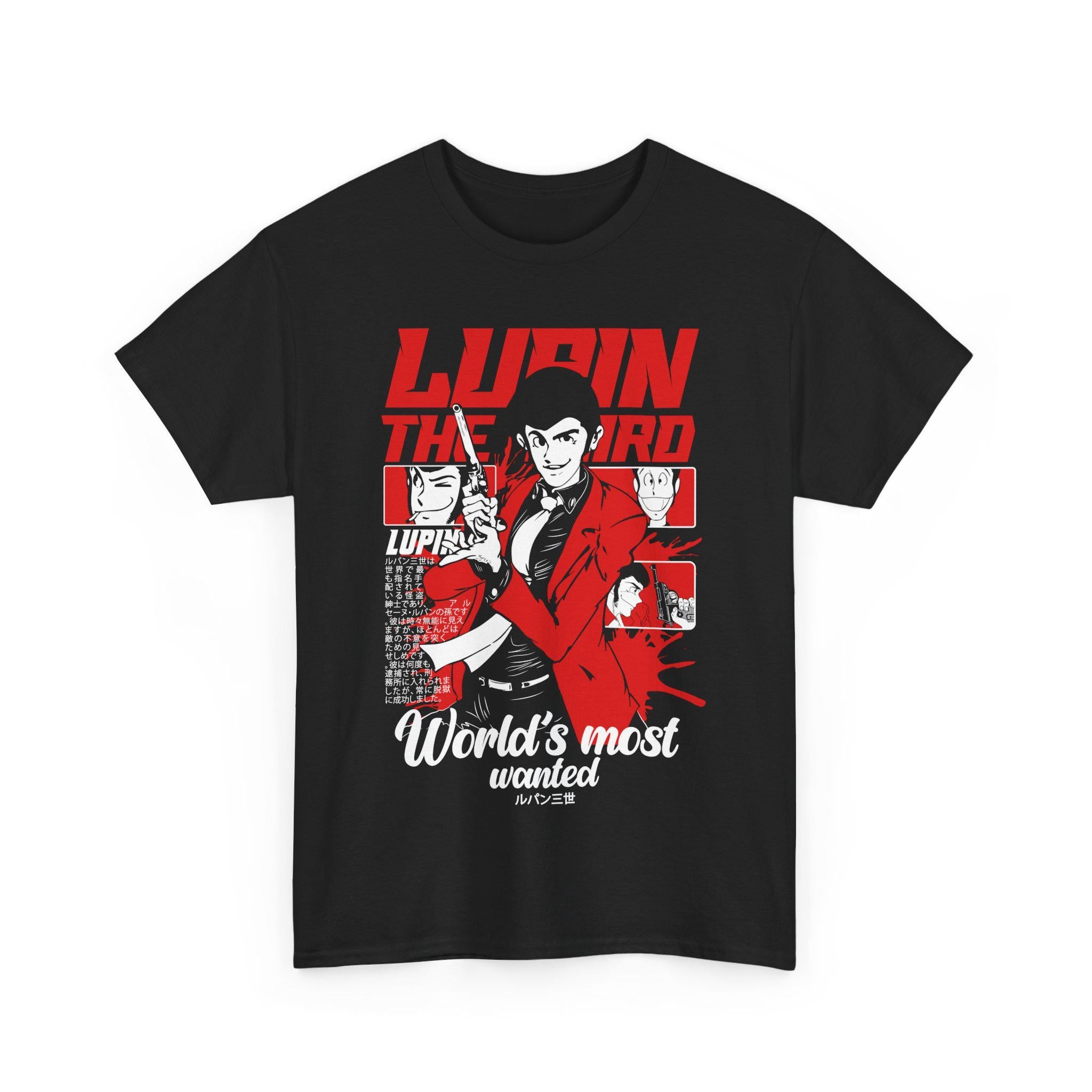 Lupine The Third Shirt, Lupine III, Lupine the 3rd Graphic Gift Shirt Manga Shirt Graphic Gift Shirt,Lupine III Shirt