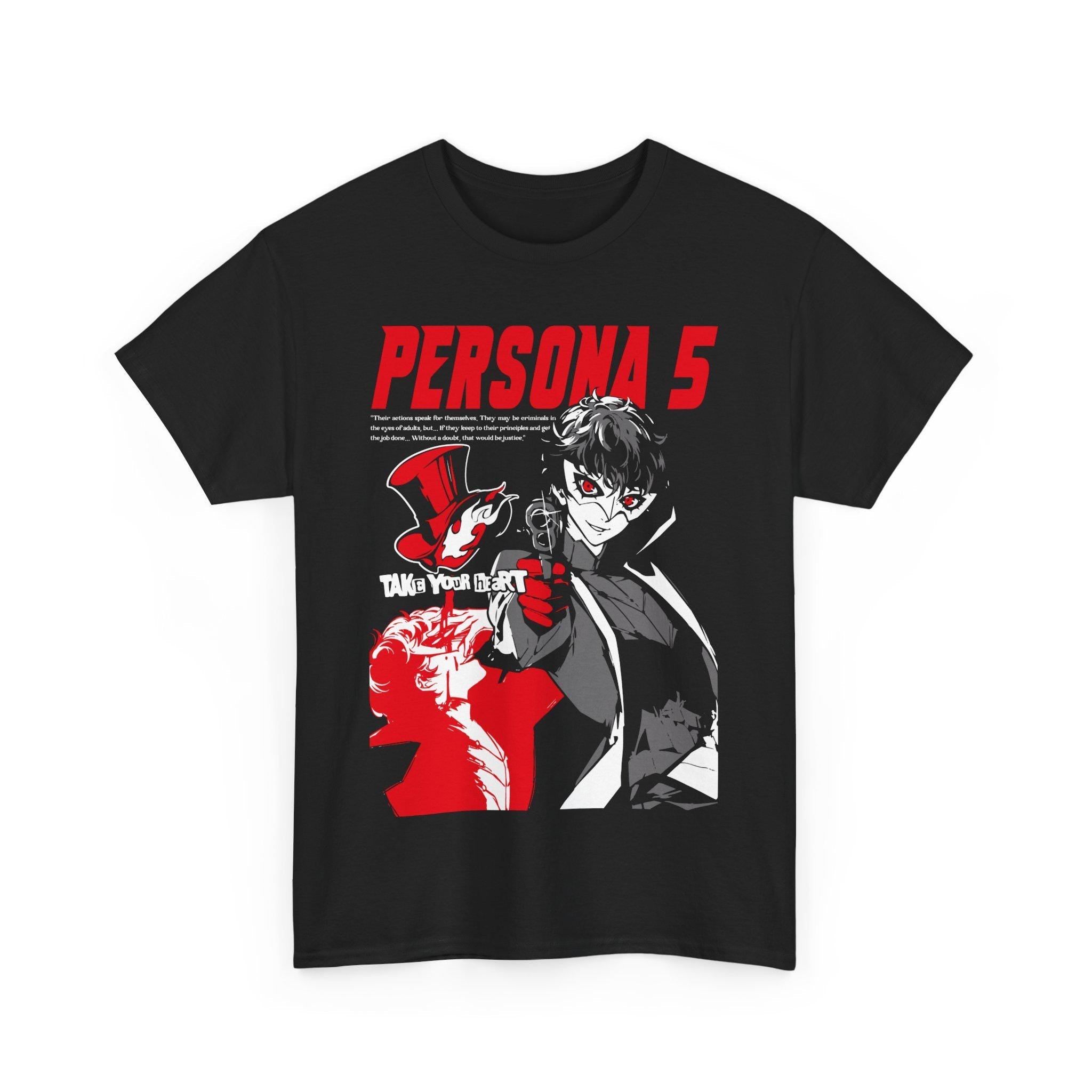 Persona 5, Goro Akechi, Shin Megami Tensei, Game Gift, Gaming Shirt, Anime T-Shirt, Manga Shirt, Gift for Gamer,Online Gamer Gift Video Game