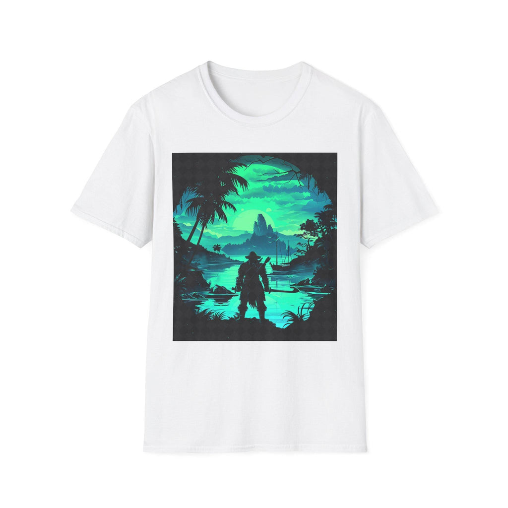 Adventure Awaits Graphic Tee, Perfect for Nature Lovers, Unisex Softstyle T-Shirt, Outdoor Vibes, Great for Hiking, Gift for Travel  t-shirt