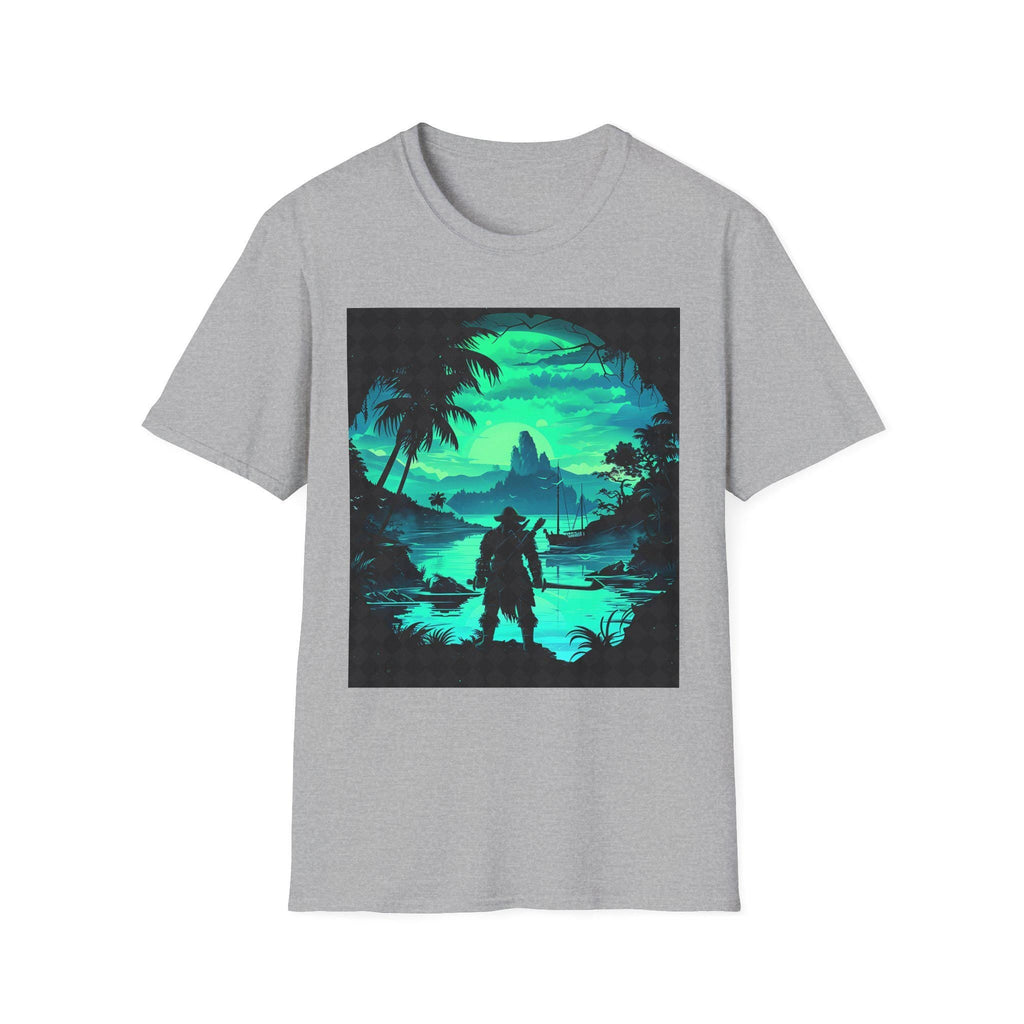 Adventure Awaits Graphic Tee, Perfect for Nature Lovers, Unisex Softstyle T-Shirt, Outdoor Vibes, Great for Hiking, Gift for Travel  t-shirt