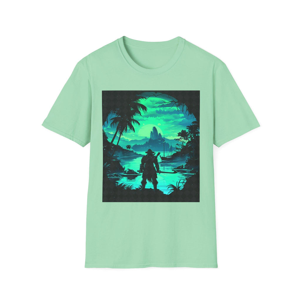 Adventure Awaits Graphic Tee, Perfect for Nature Lovers, Unisex Softstyle T-Shirt, Outdoor Vibes, Great for Hiking, Gift for Travel  t-shirt