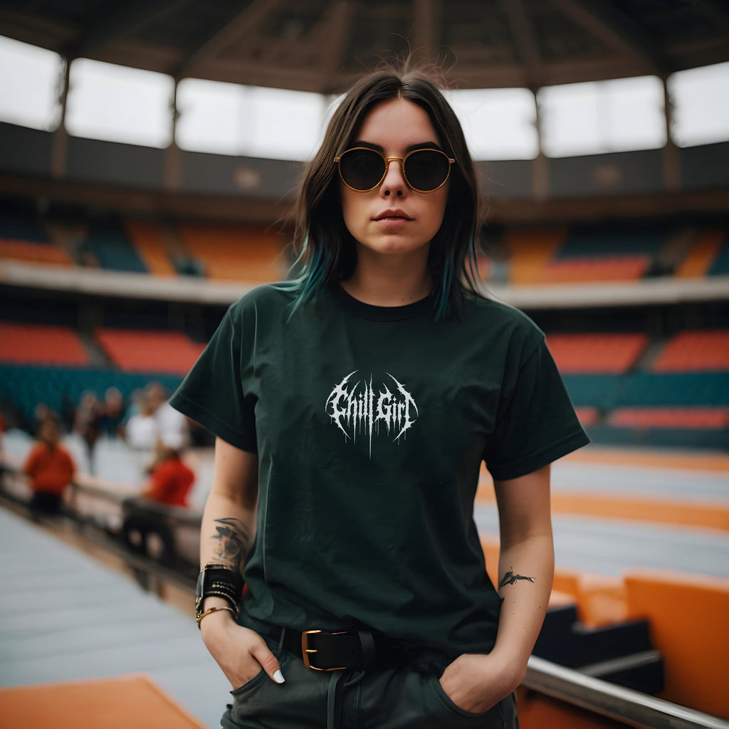 Chill Girl Shirt - Unisex Cotton Tee, Funny Shirt, Gothic Shirt, Pastel Goth Shirt