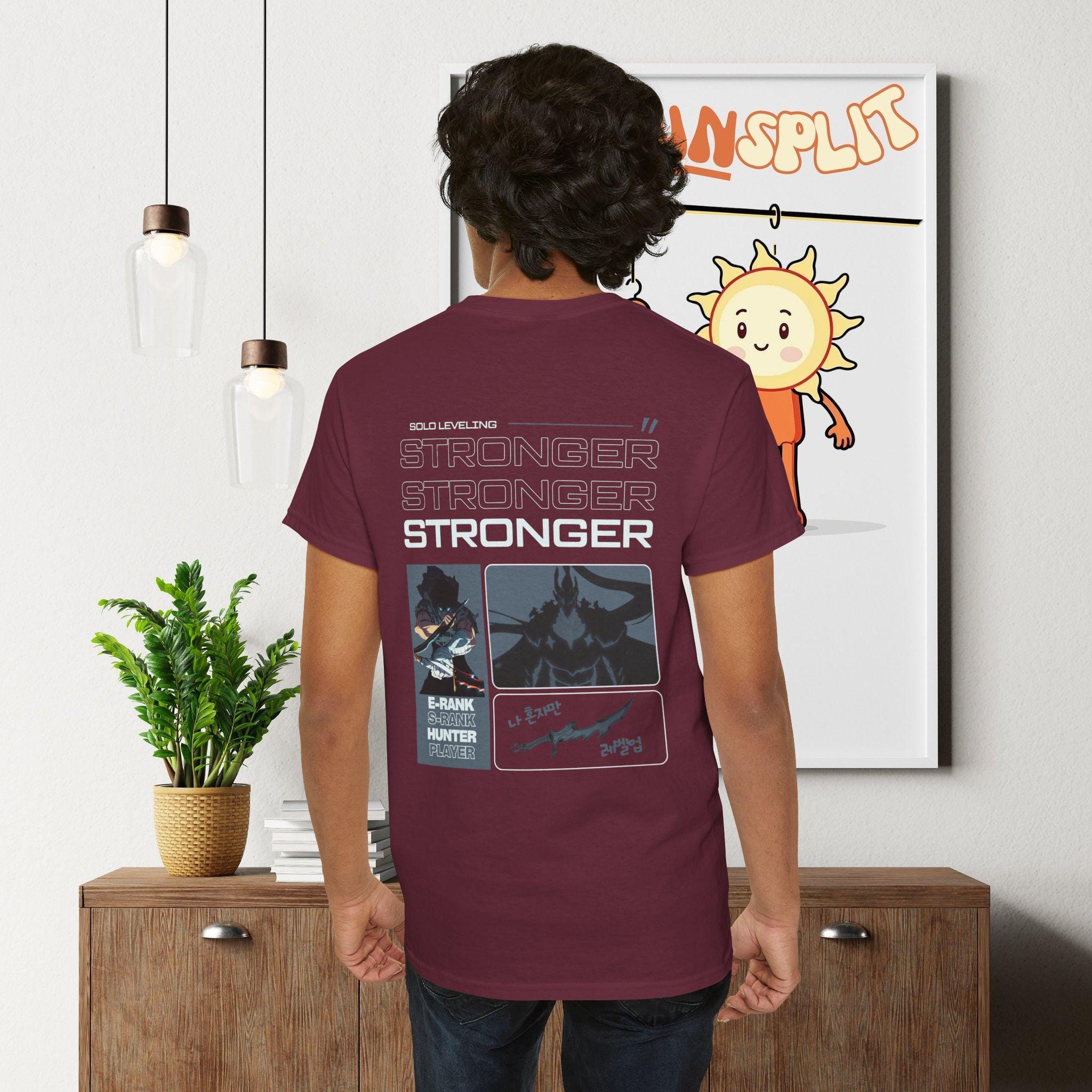 Solo Leveling Tshirt, Sung Jinwoo, Igris, Manhwa, Webtoon, Anime Tshirt