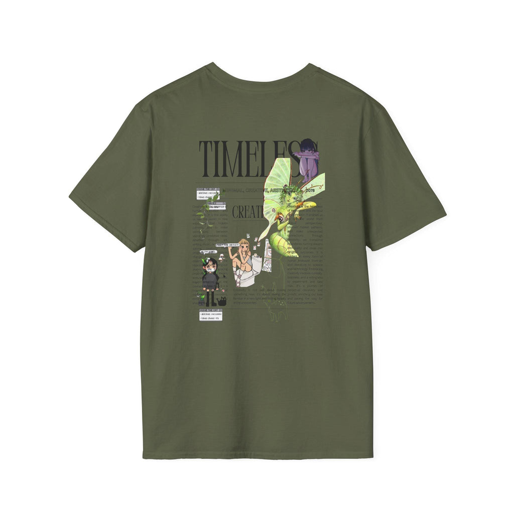 Timeless, Fairy, Unisex Softstyle T-Shirt with Creative Design, Perfect for Casual Outings, , Summer Wardrobe Essential