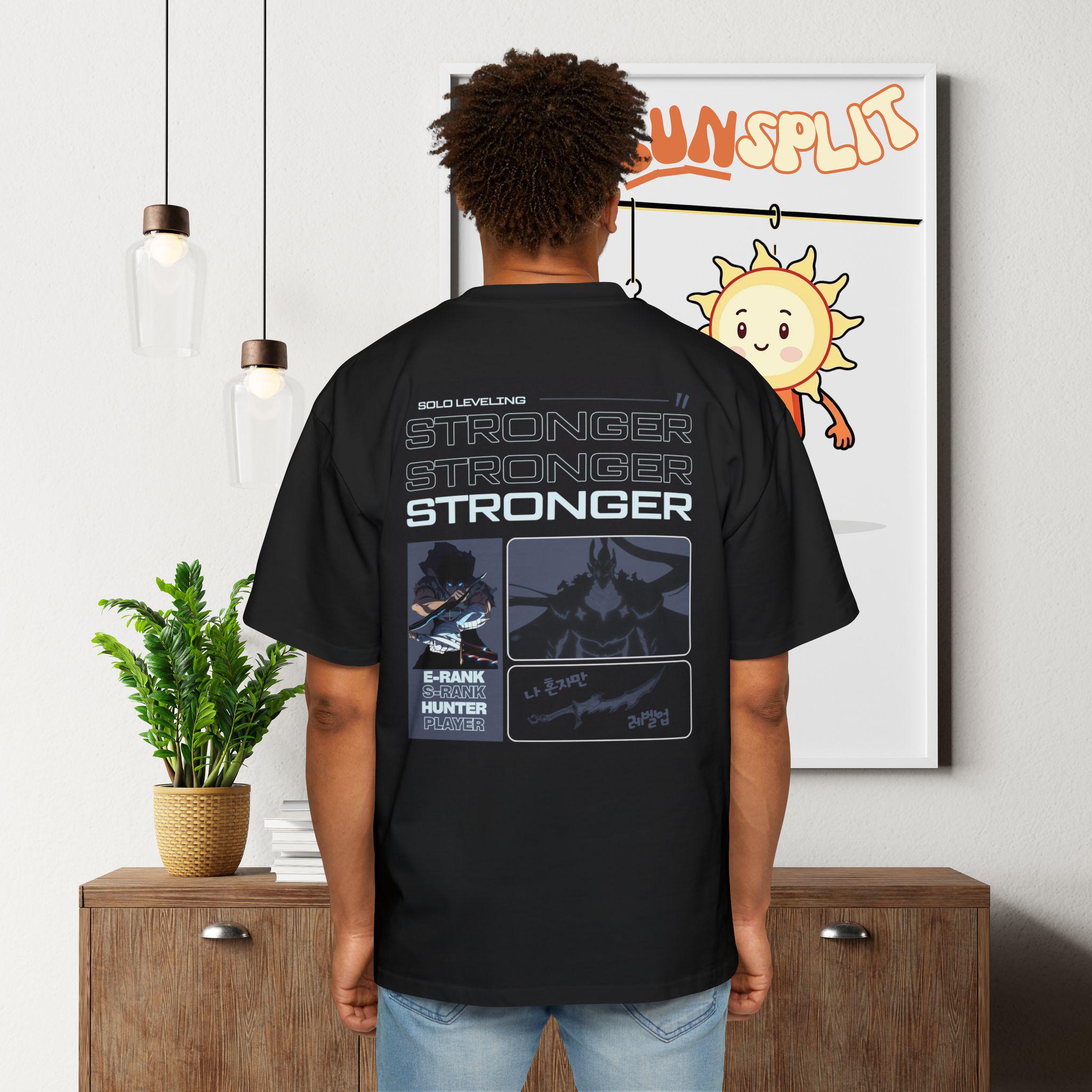 Solo Leveling Oversized Tshirt, Sung Jin-Woo, Igris, Manwha, Anime, Webtoon Tshirt