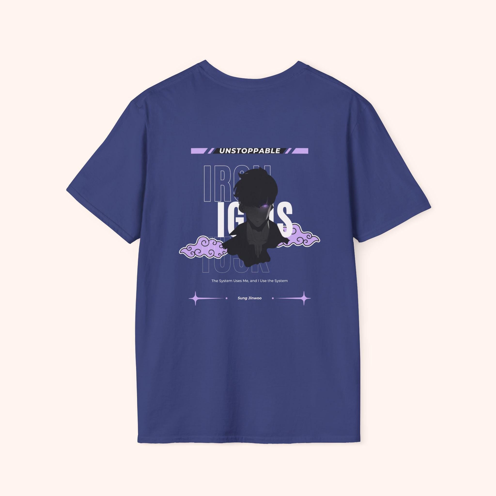 Unisex Solo Leveling Sung Jinwoo T-Shirt, EXCHANGE Tshirt, Anime, Casual, Streetwear Tshirt