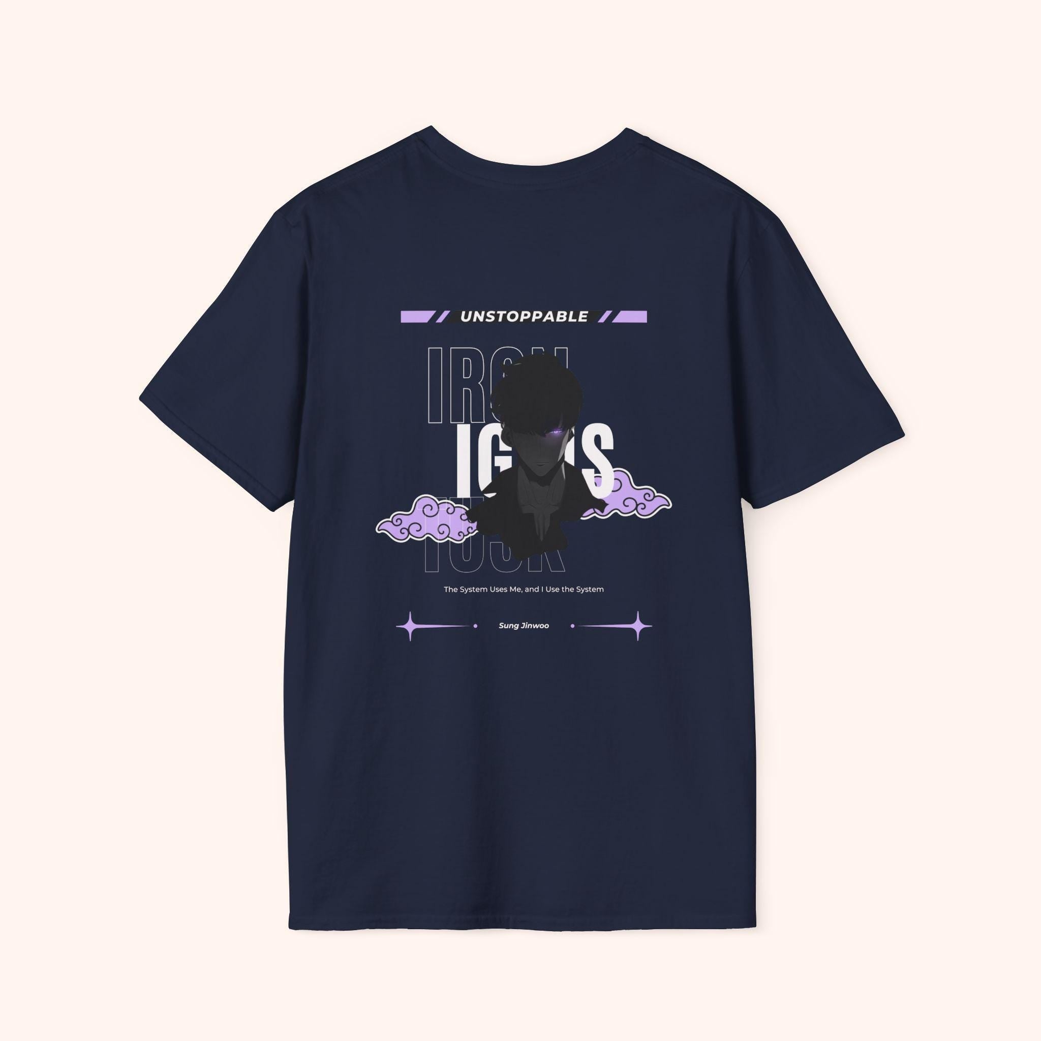 Unisex Solo Leveling Sung Jinwoo T-Shirt, EXCHANGE Tshirt, Anime, Casual, Streetwear Tshirt