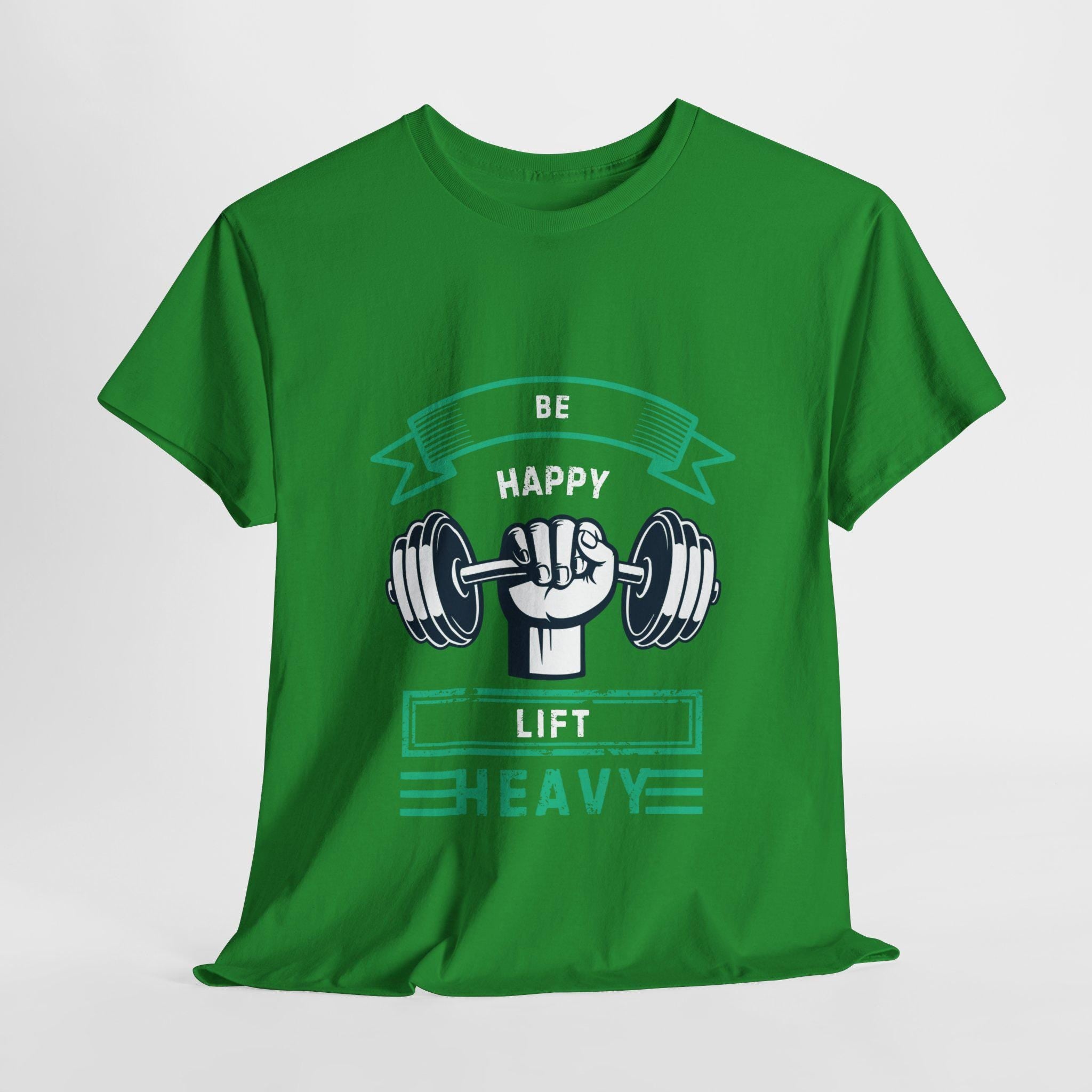 Bodybuilding Shirt - heavy cotton fabric, gym t, lift heavy pray hard, custom workout bands, Muscle Building Clothing