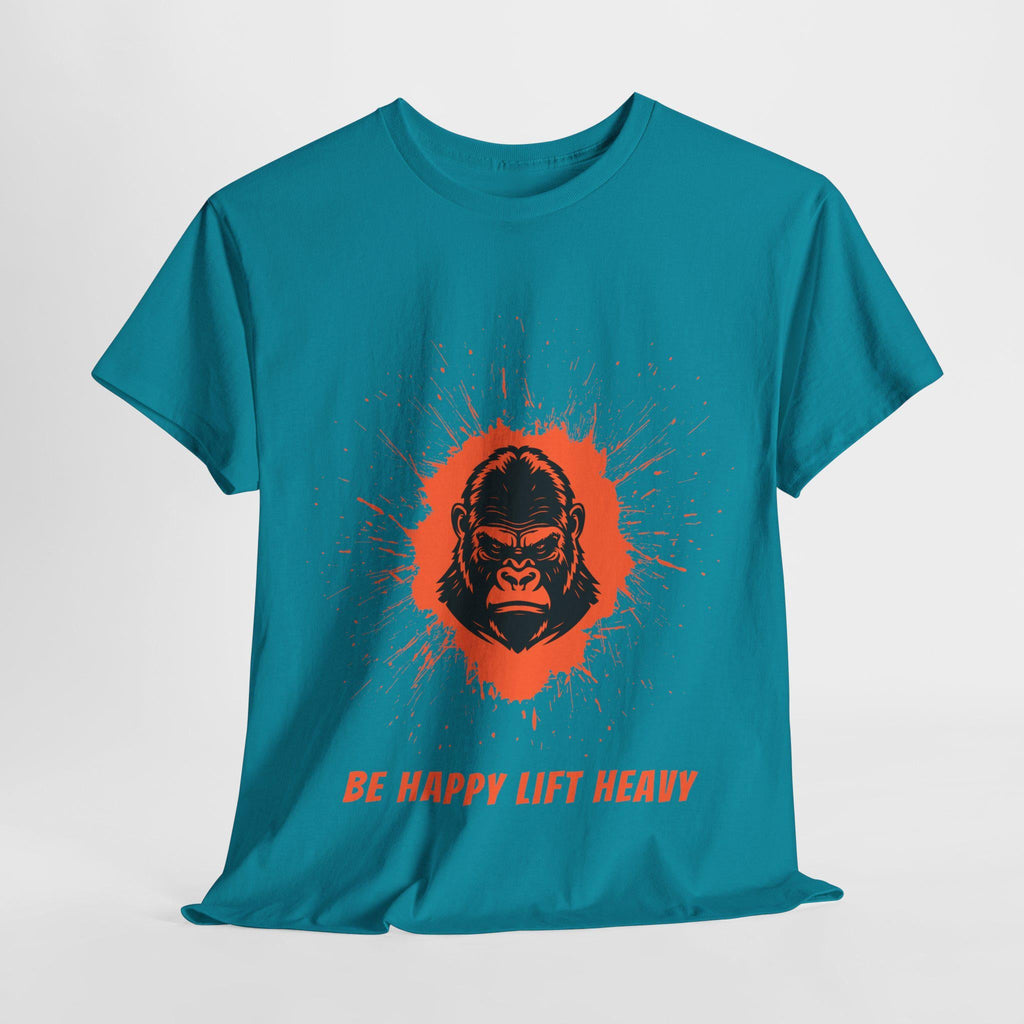 Gym T-Shirt- Bodybuilding Shirt, Unisex Heavy Cotton, Fitness Top Apparel, Muscle Building Clothing