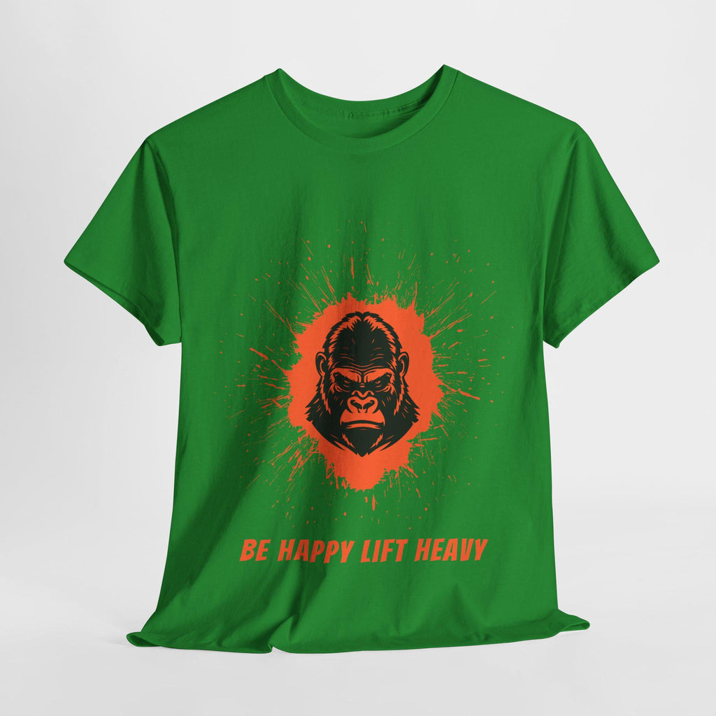 Gym T-Shirt- Bodybuilding Shirt, Unisex Heavy Cotton, Fitness Top Apparel, Muscle Building Clothing