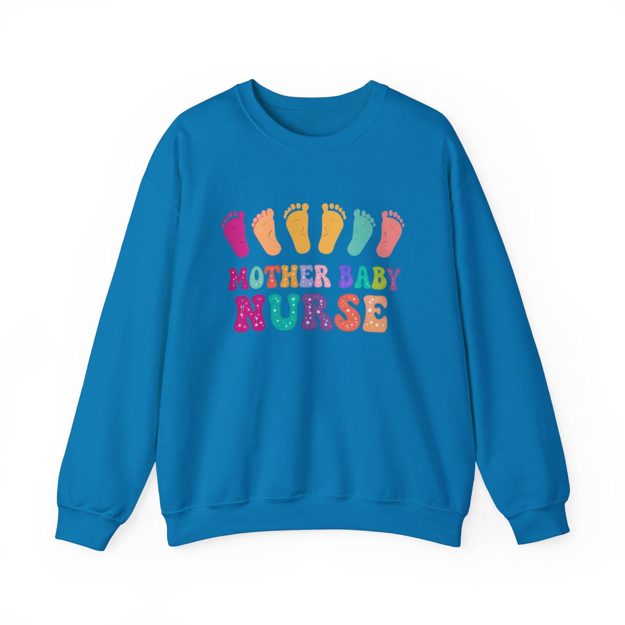 Mother baby nurse shirt, sweat shirt, Subtle Style Statement Sweatshirt, Unique Graphic Sweater, Everyday Pullover, Comfortable Sweat Top