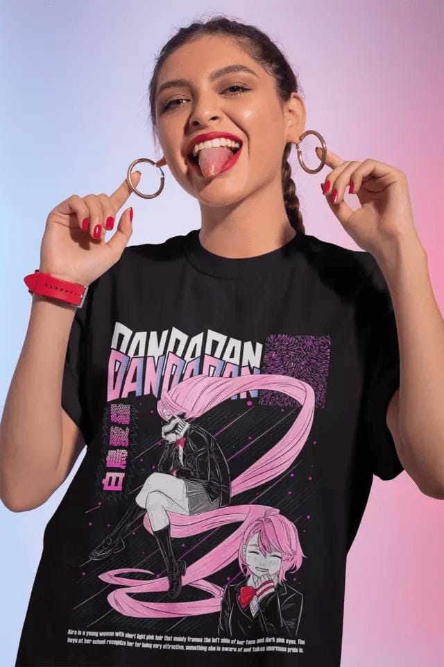 Aira Dandadan Dandadan Okarun T-shirt Okarun Momo Ayase Girl Anime Japanese Cute Gift Shirt , Gift For Women and Man