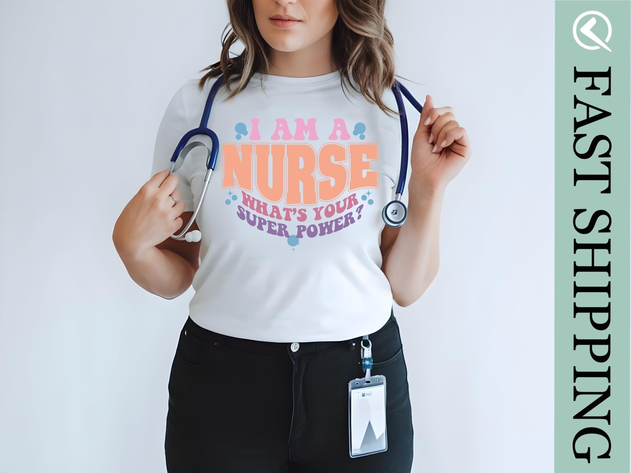 I Am A Nurse What's Your Superpower Shirt, Nursing Shirt, Cute Nurse Shirt, Gift For Nurse, Nurse Appreciation Shirt, Registered Nurse Shirt