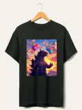 Retro Godzilla It's My Birthday T-Shirt, Kaiju Monster Tee, Japanese Art Graphic Shirt, Funny Party, Gift Idea, Unisex Anniversary Shirt