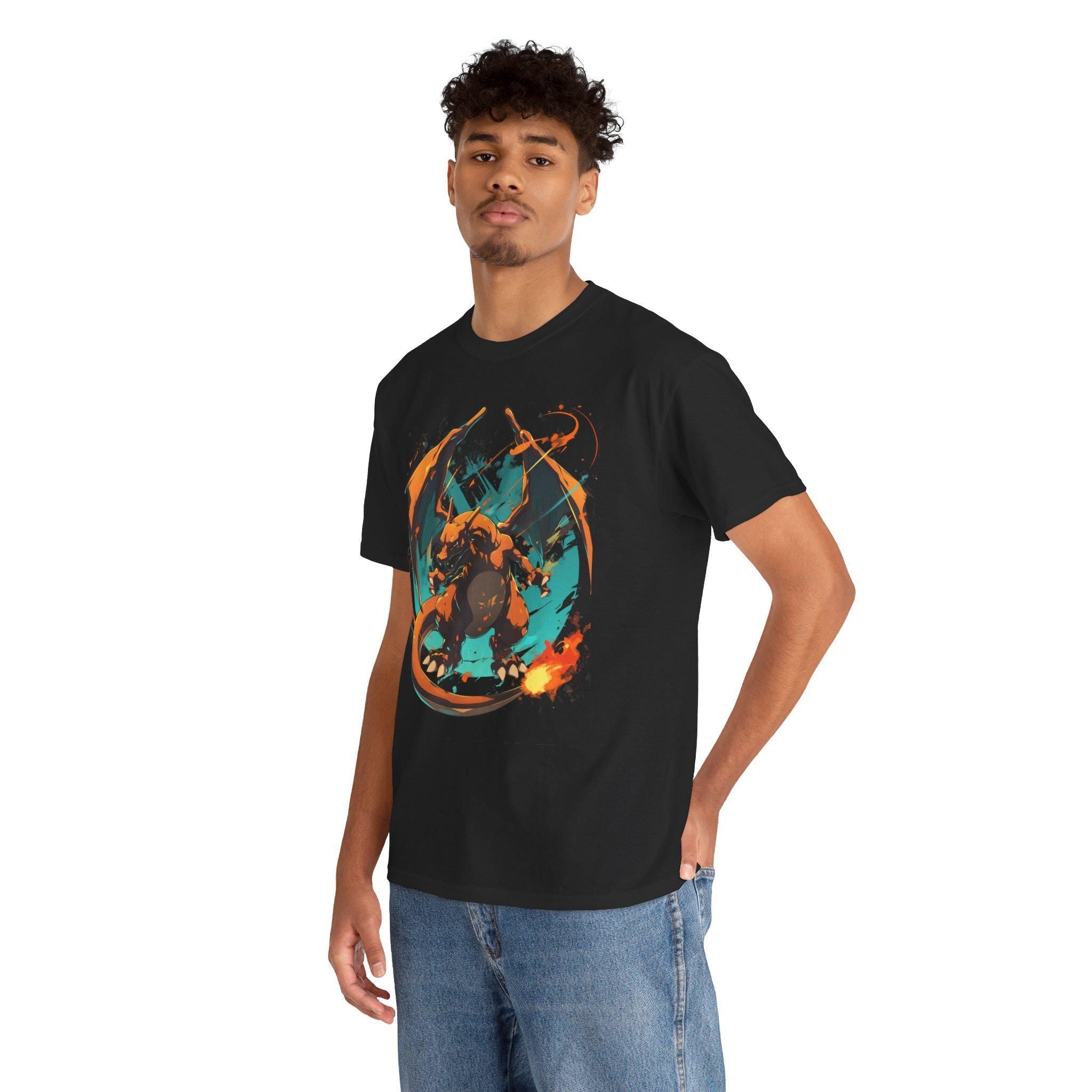 Charizard TShirt | Graphic Tee | Anime Streetwear | Charizard Tee | Anime | Casual Apparel | Streetwear Shirt | Trippy T Shirt | Unisex Tee
