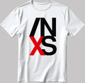 INXS Big Logo, Short Sleeve White-Black Men's / Women's T Shirt K10A
