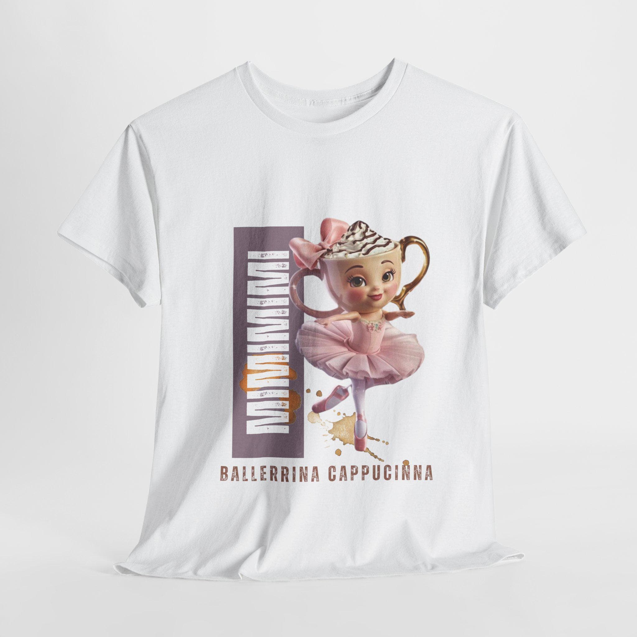 Ballerina Cappuccino T-Shirt, Cute Meme Unisex Cotton Shirt, Italian Brainrot