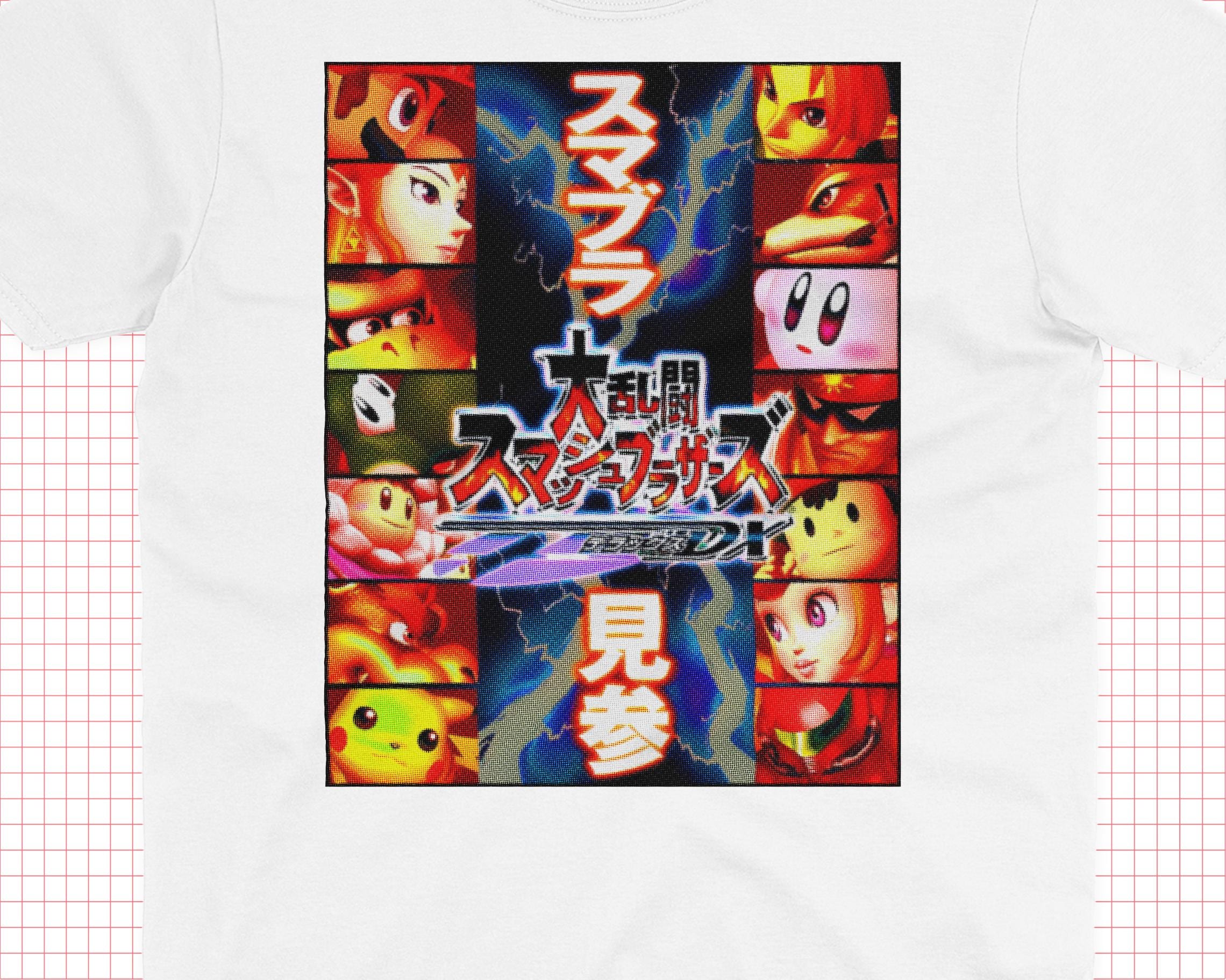 SUPER SMASH TEE Video Game T-shirts Unisex Birthday Gift For Gamers and Collectors Retro High Quality Vintage Tshirt Shirt T-Shirt