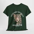 Leopard Woman Unisex Heavy Cotton T-Shirt,  Stylish Wildlife Shirt