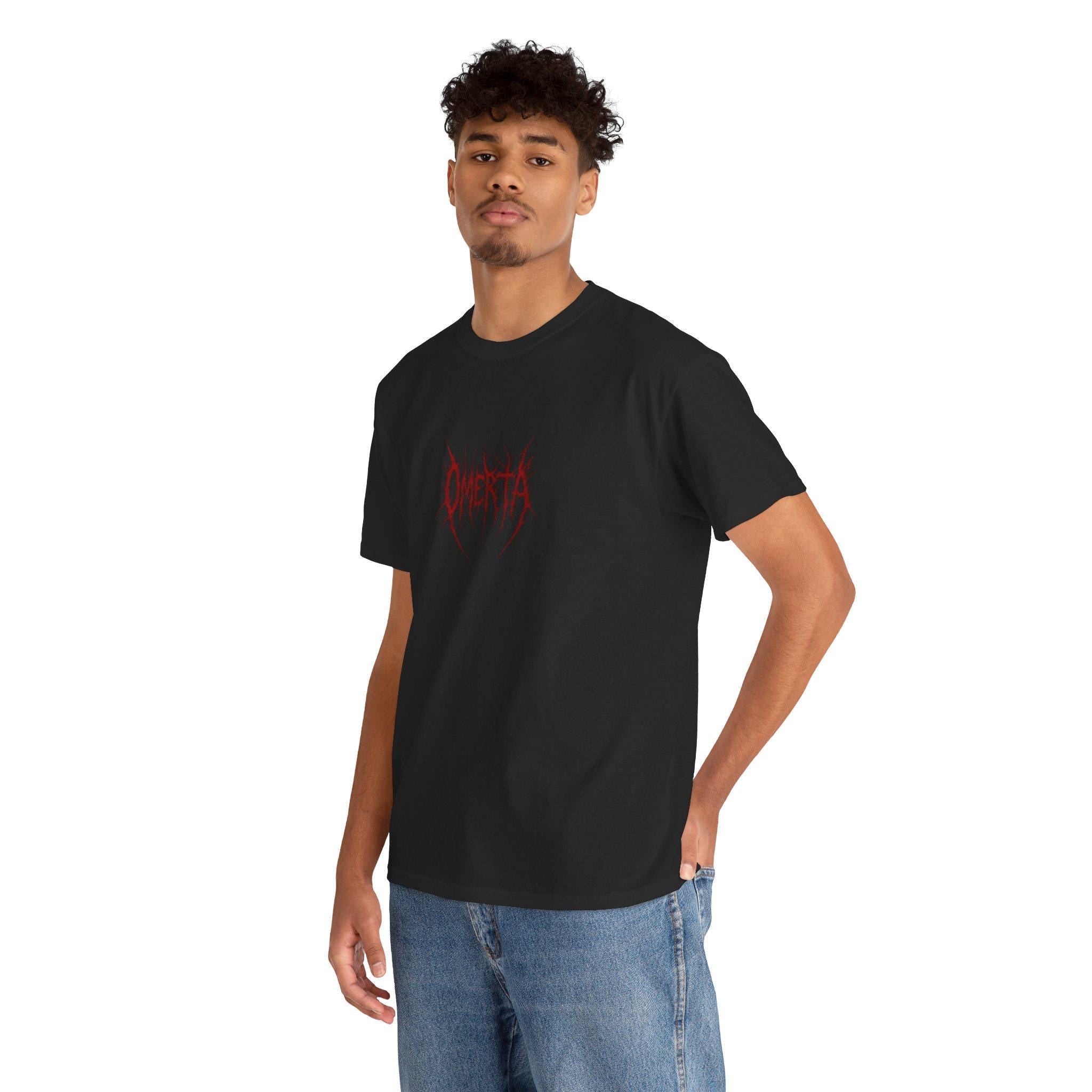 Omerta Shirt, Brutal Shirt, Edgy Shirt, Death Metal Shirt, Badass Shirt, Dope Shirt