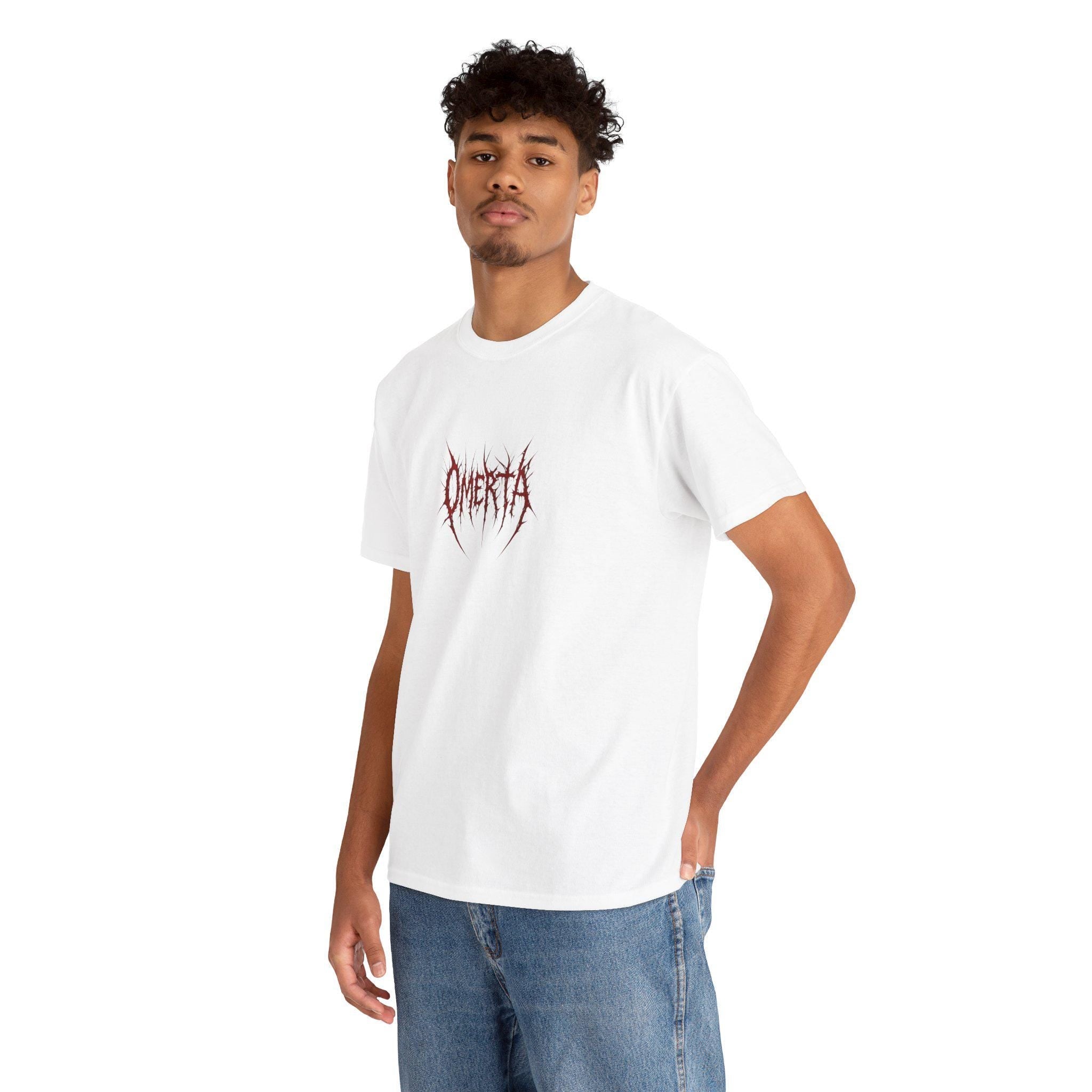 Omerta Shirt, Brutal Shirt, Edgy Shirt, Death Metal Shirt, Badass Shirt, Dope Shirt