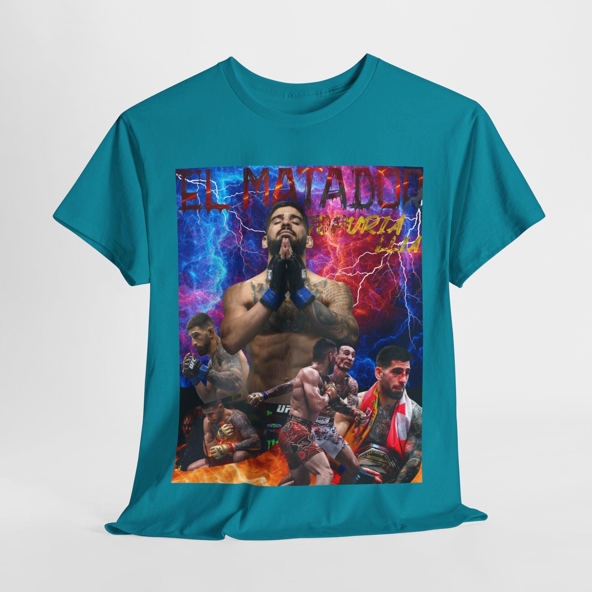 Ilia Topuria "el matador" t-shirt, ufc t-shirt, fan tee, martial arts shirts, 90's Retro Graphic Tee, UFC Fighter, mma, UFC Bootleg Tee