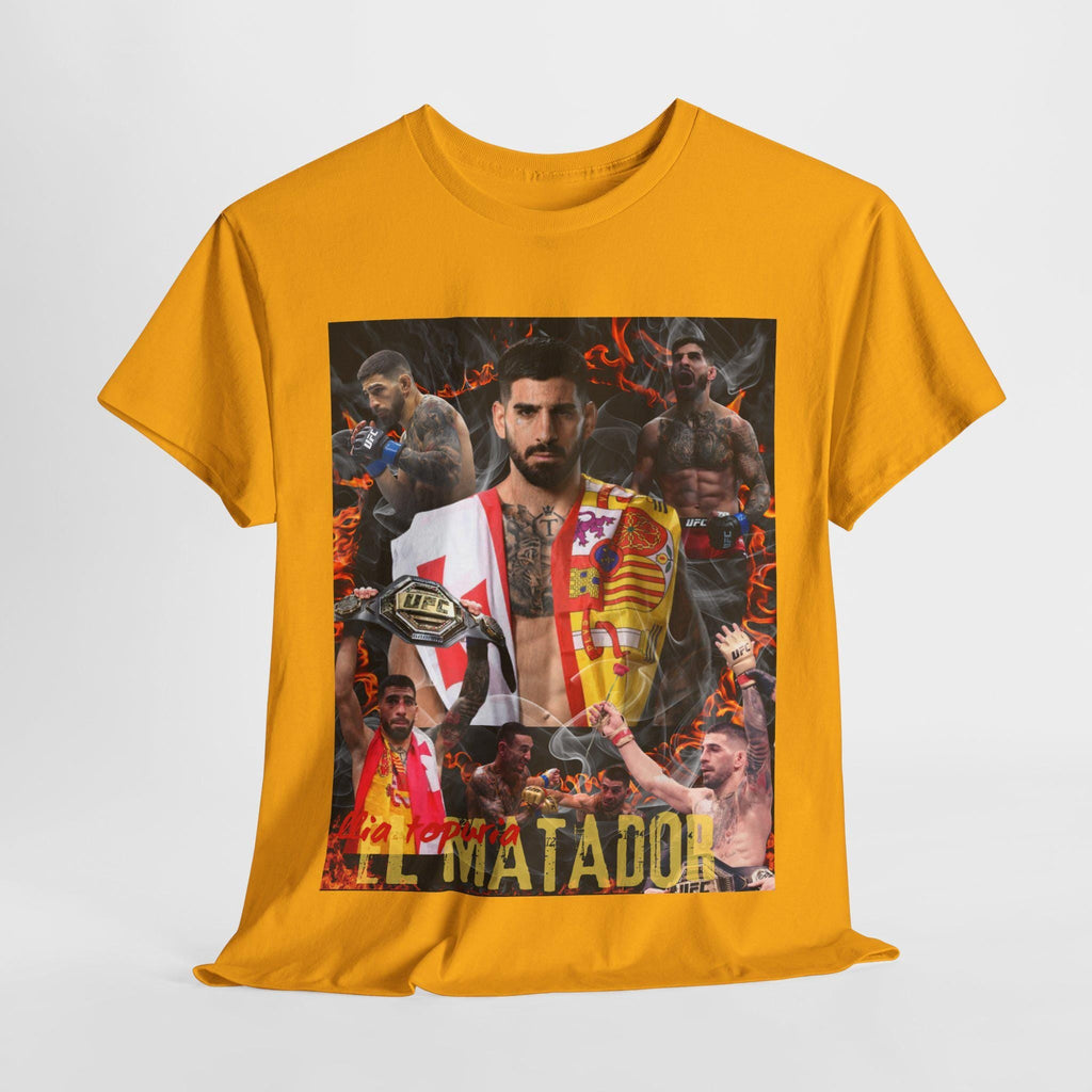 Ilia Topuria "el matador" t-shirt, fan tee, martial arts shirts, 90's Retro Graphic Tee, UFC Fighter, mma, UFC Bootleg Tee, ufc t-shirt