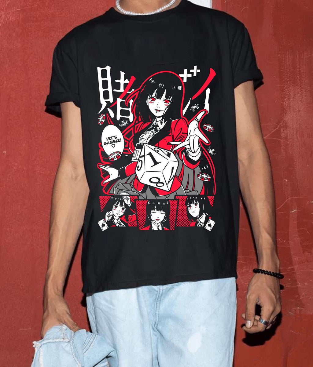 Mary Saotome Kakegurui Mary Saotome Harajuku Kawaii Clothing Vaporwave Shirt Gift shirt Kawaii shirt Graphic Anime Tee, Manga Shirt