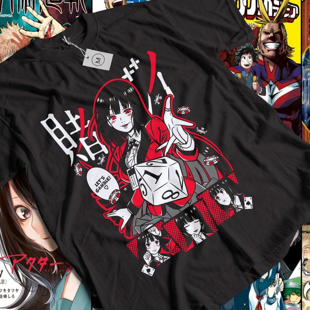 Mary Saotome Kakegurui Mary Saotome Harajuku Kawaii Clothing Vaporwave Shirt Gift shirt Kawaii shirt Graphic Anime Tee, Manga Shirt