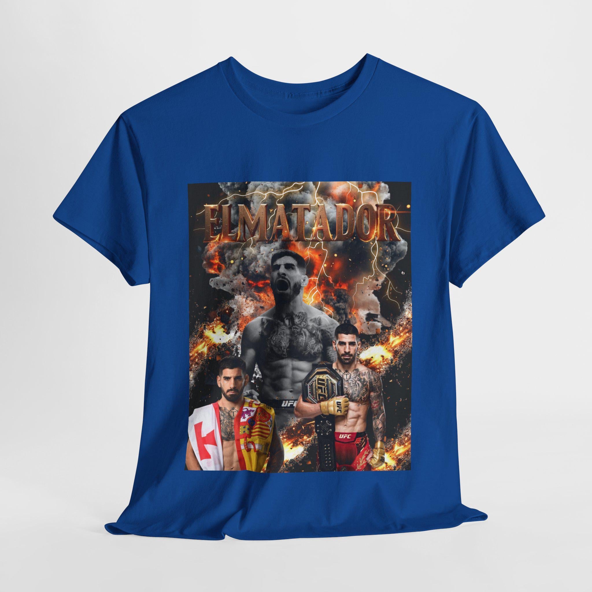 Ilia Topuria "el matador" t-shirt, UFC Fighter, fan tee, martial arts shirts, 90's Retro Graphic Tee, mma, UFC Bootleg Tee, ufc t-shirt