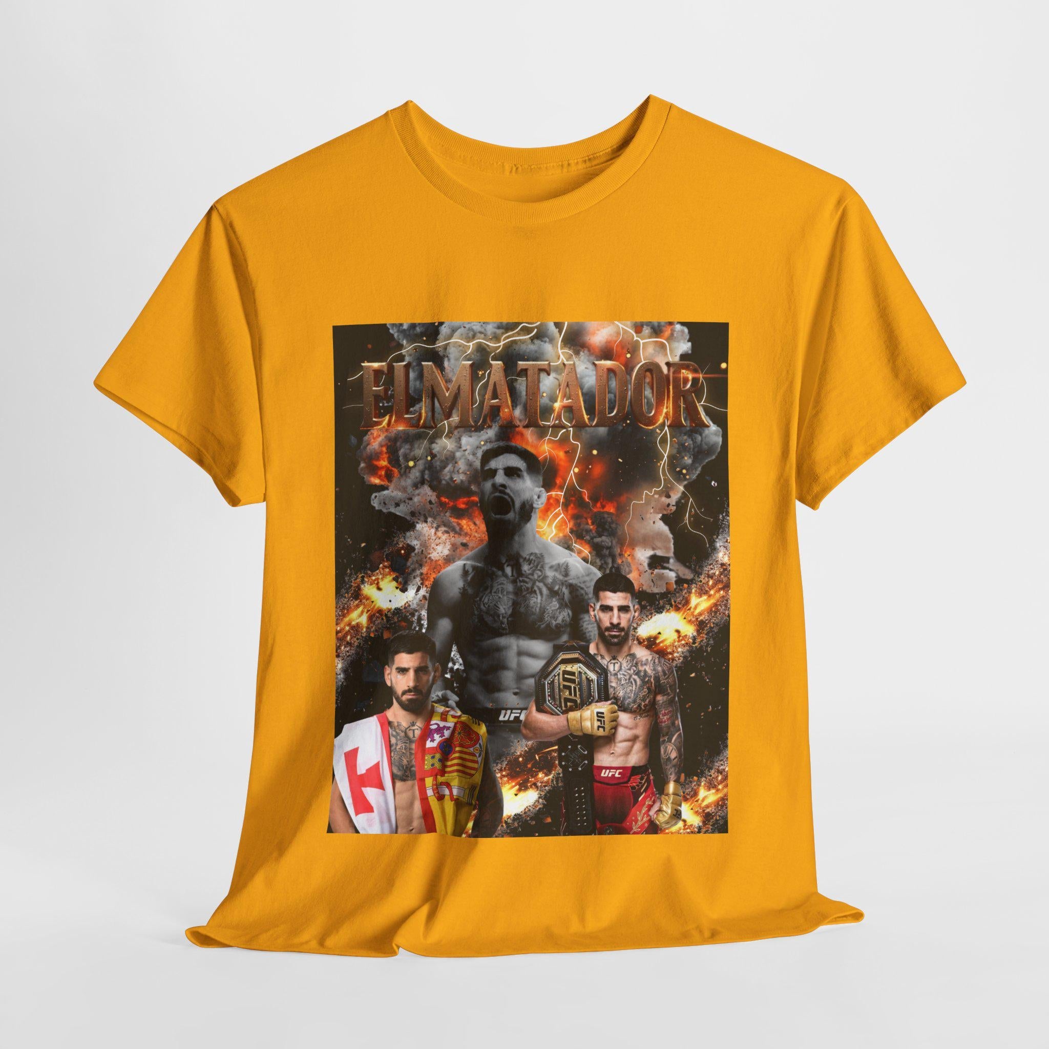 Ilia Topuria "el matador" t-shirt, UFC Fighter, fan tee, martial arts shirts, 90's Retro Graphic Tee, mma, UFC Bootleg Tee, ufc t-shirt