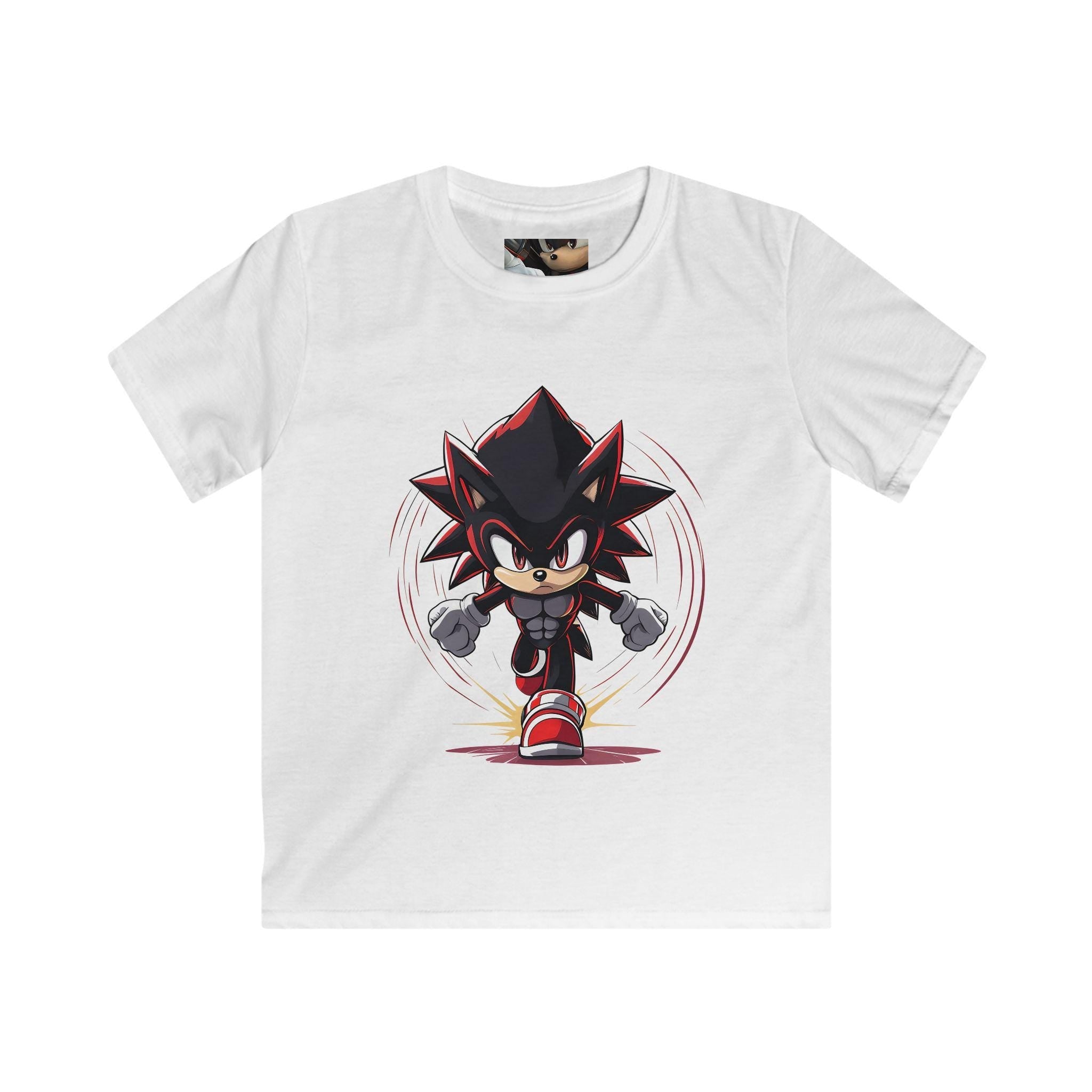 Shadow the Hedgehog, Kids Tee, Sonic Fan Shirt, Children's Video Game Apparel, Cute Cartoon Tee, Birthday Gift for Kids