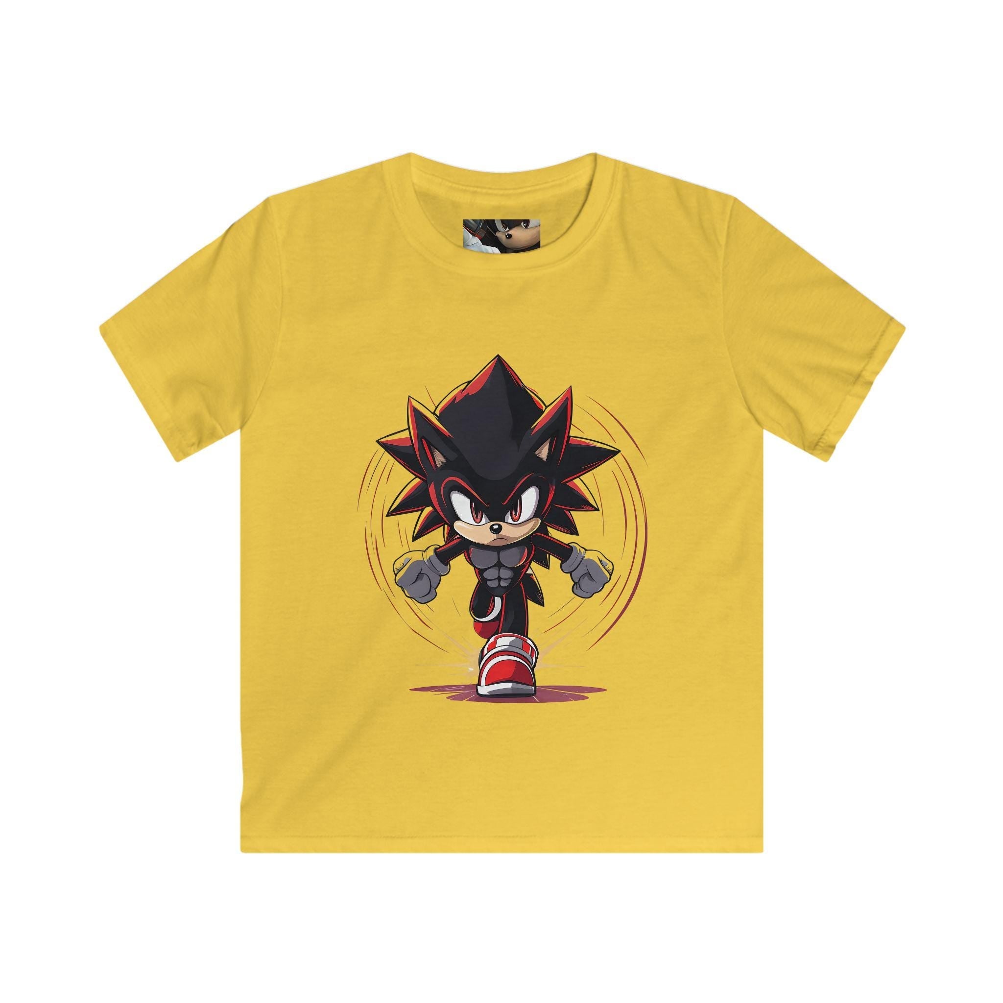 Shadow the Hedgehog, Kids Tee, Sonic Fan Shirt, Children's Video Game Apparel, Cute Cartoon Tee, Birthday Gift for Kids