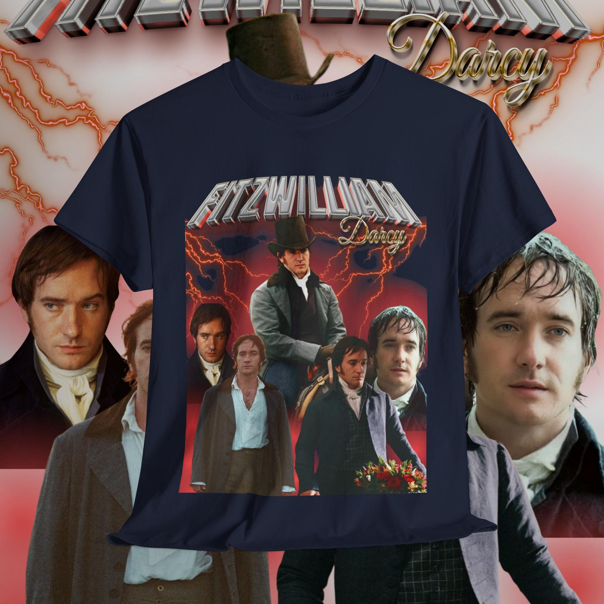 Retro Fitzwilliam Darcy Shirt -fan fitzwilliam darcy,Elizabeth Bennet,Darcy Merch,Fitzwilliam Darcy T shirt,Pride and Prejudice Shirt