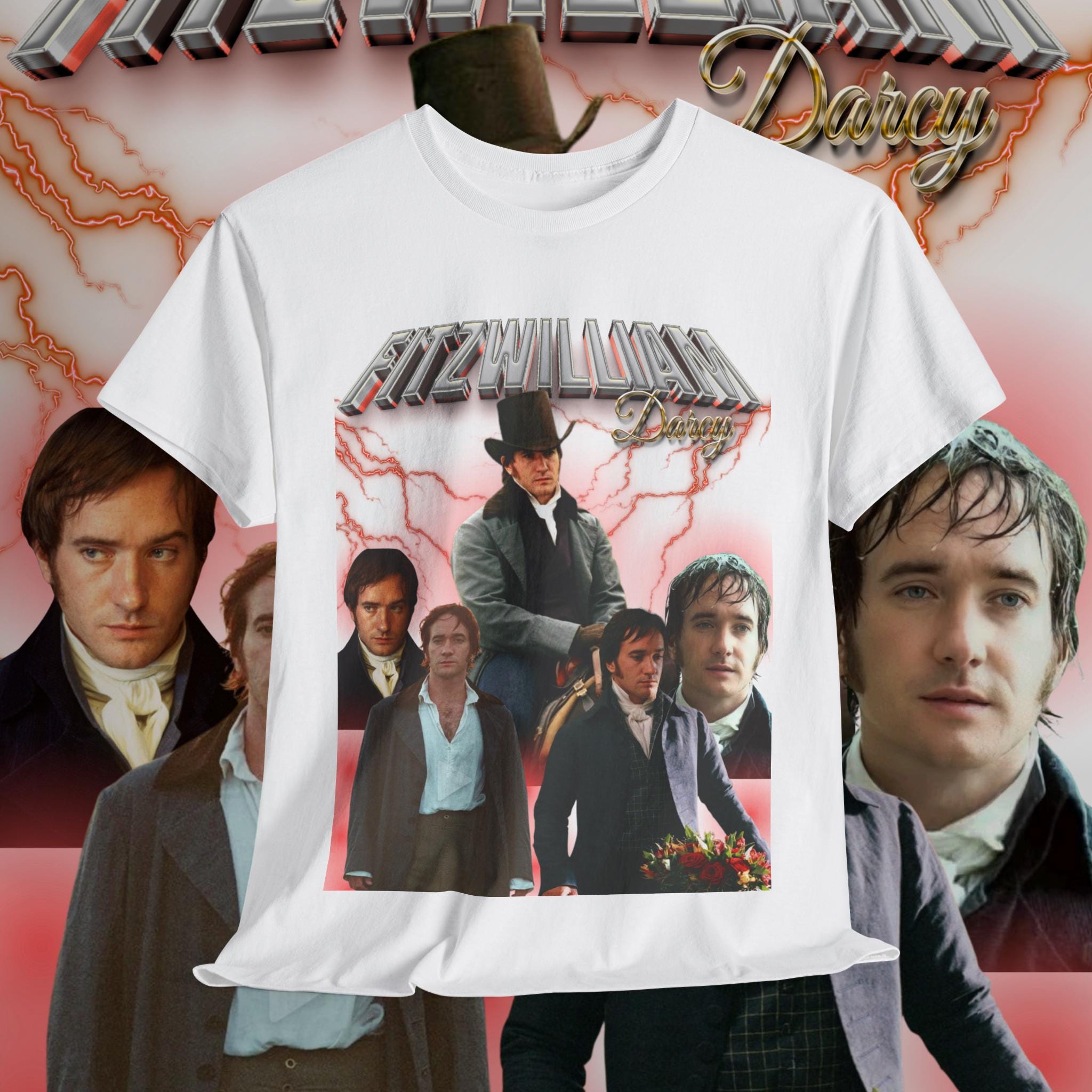 Retro Fitzwilliam Darcy Shirt -fan fitzwilliam darcy,Elizabeth Bennet,Darcy Merch,Fitzwilliam Darcy T shirt,Pride and Prejudice Shirt