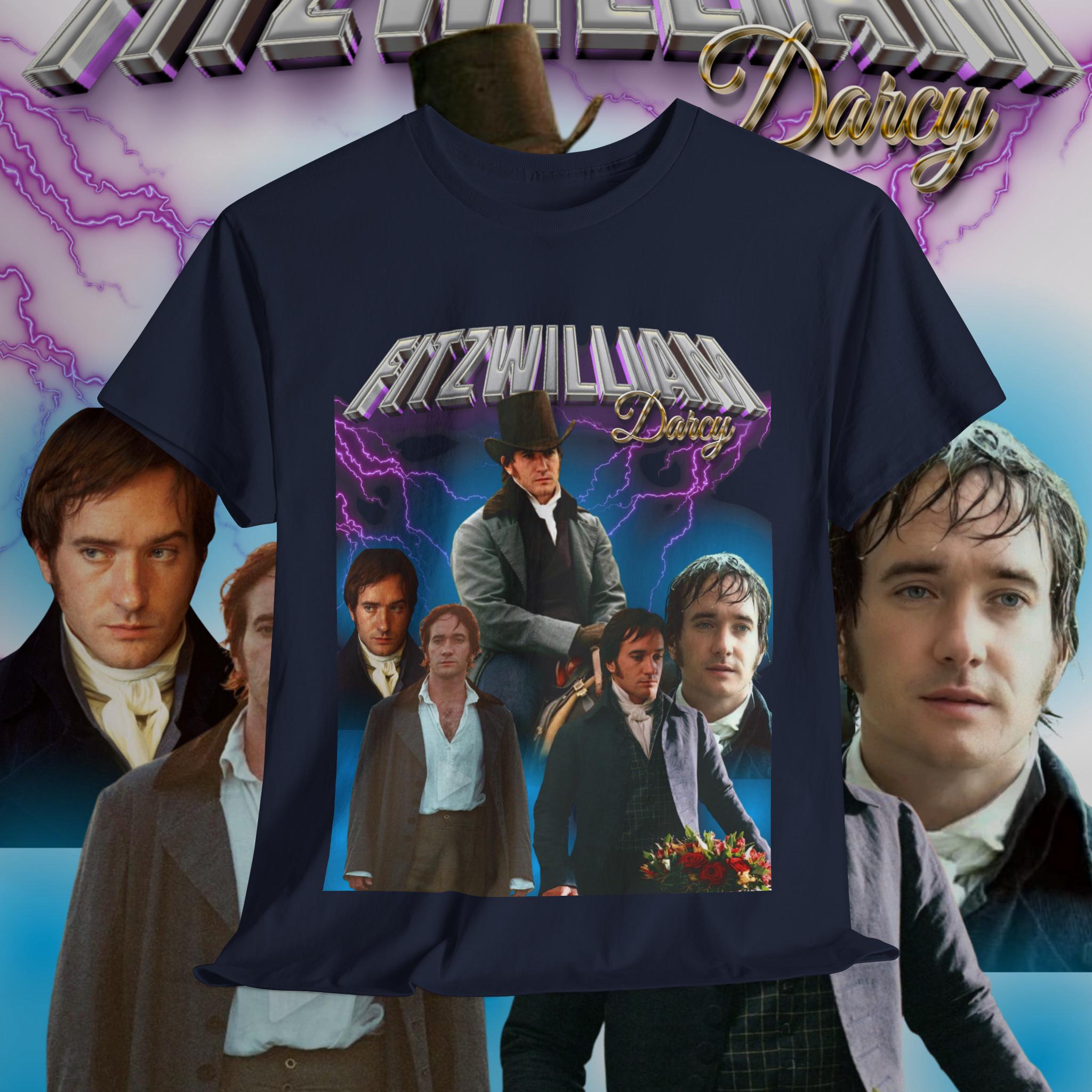 Retro Fitzwilliam Darcy Shirt -fan fitzwilliam darcy,Pride and Prejudice Shirt,Elizabeth Bennet,Darcy Merch,Fitzwilliam Darcy T shirt