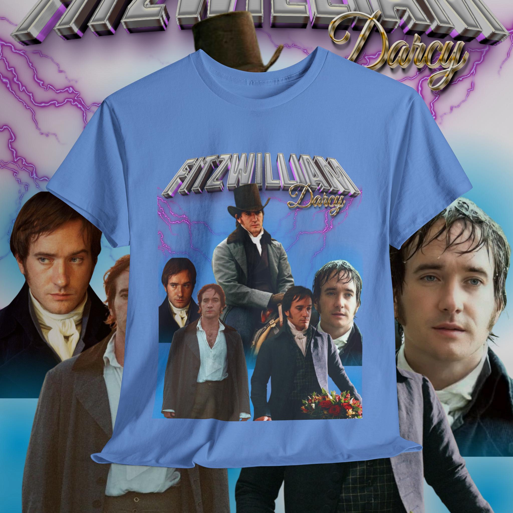 Retro Fitzwilliam Darcy Shirt -fan fitzwilliam darcy,Pride and Prejudice Shirt,Elizabeth Bennet,Darcy Merch,Fitzwilliam Darcy T shirt