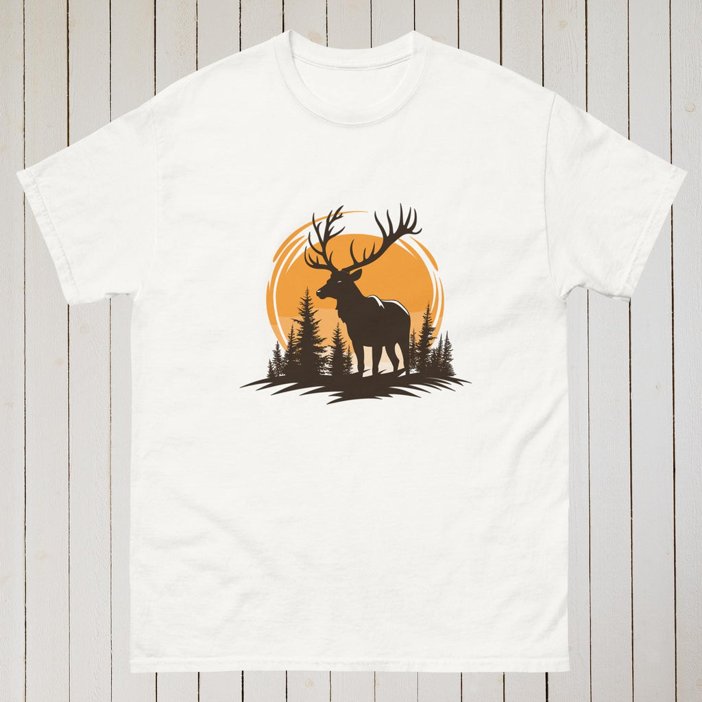 Deer in the Sunset â€“ Nature Design for Outdoor Lovers â€“ Classic Unisex T-Shirt