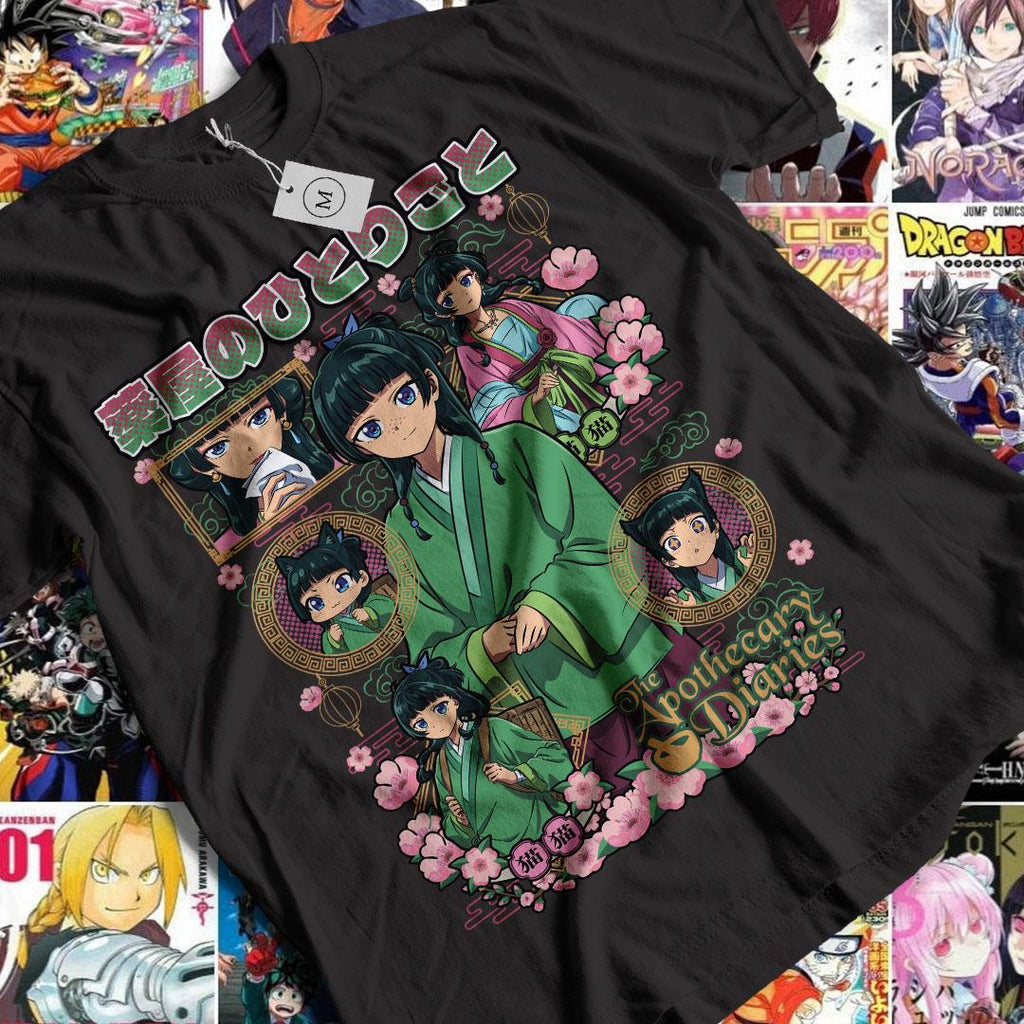 Maomao The Apothecary Diaries Essential T-shirt Anime Black Shirt , Manga Shirt,Anime Vintage Special Unisex T-shirt