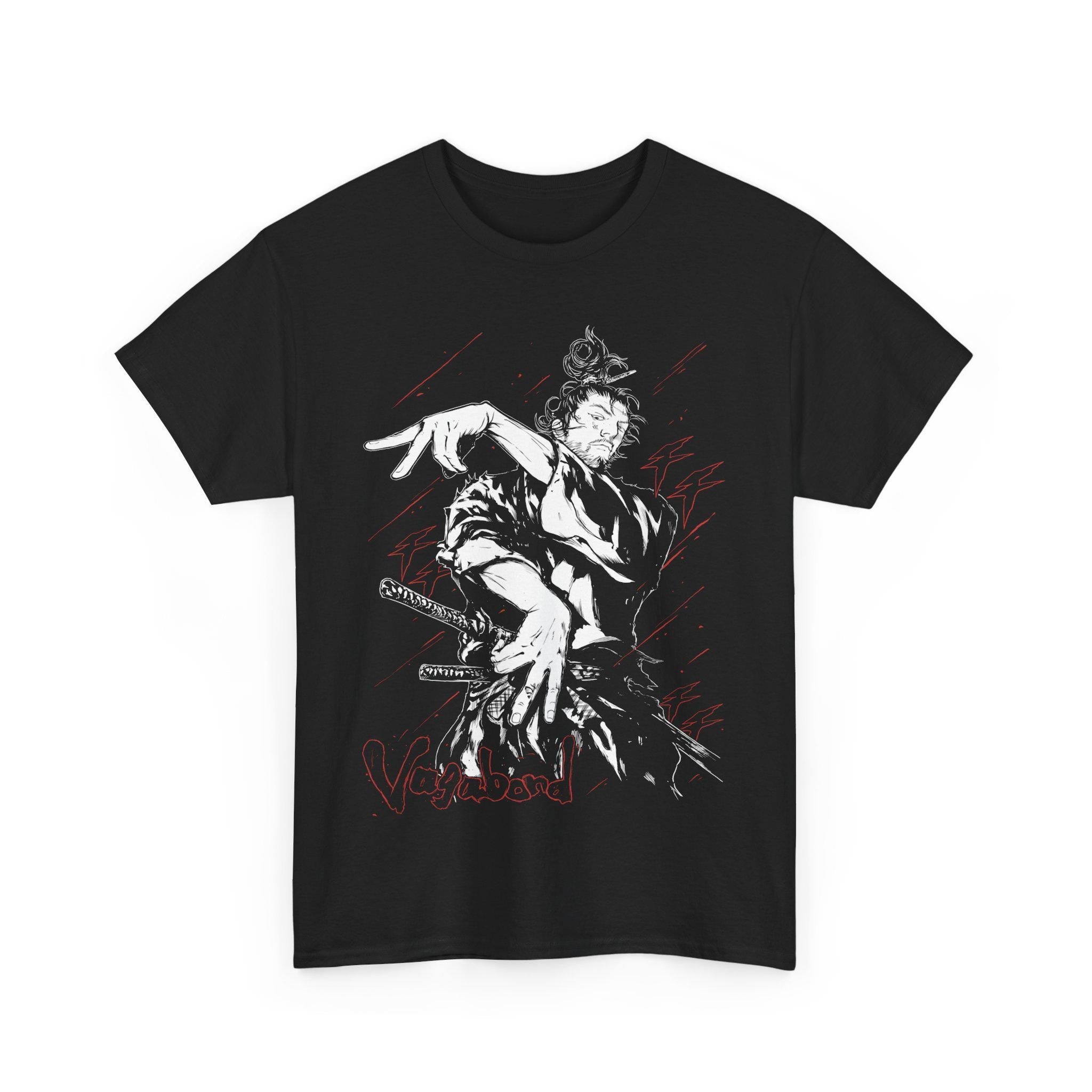Vagabond T-shirt Musashi Miyamoto Matahachi Honiden Anime Manga Shirt All Size , Gift For Women and Man