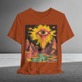 Melting Sun Eye T-Shirt | Psychedelic Apparel | Surreal Cosmic Drip Art, Trippy Vision Landscape | Bella Canvas Shirt XS to 5XL